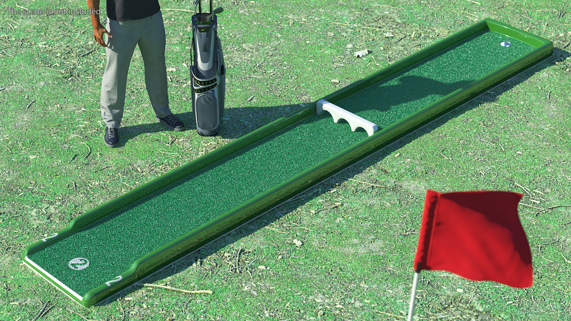 3D model Mini Golf Portable Outdoor 9 Courses Set