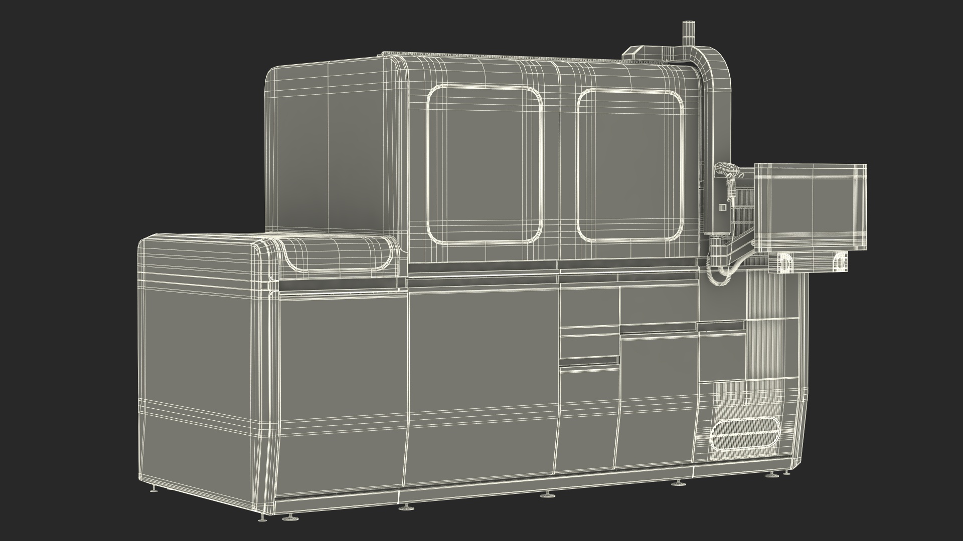 Automated Molecular Diagnostic System 3D