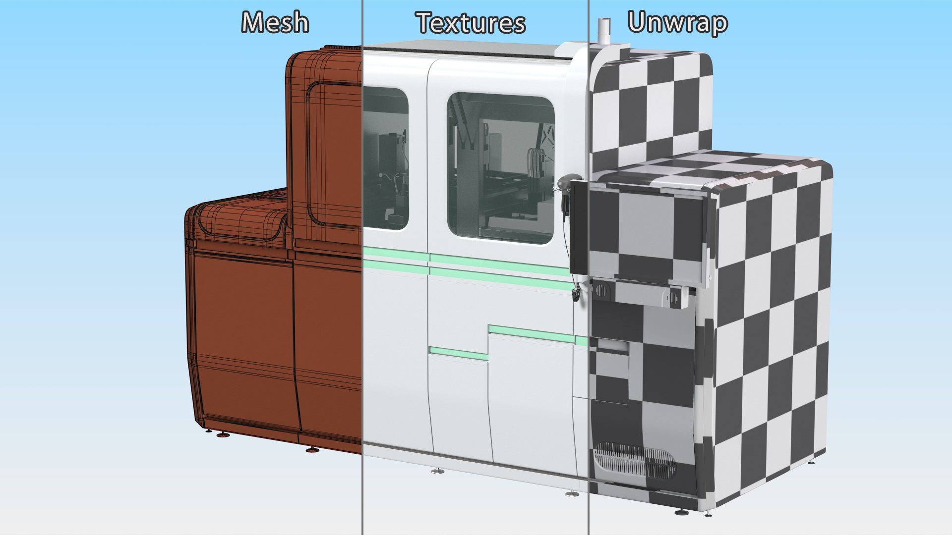 Automated Molecular Diagnostic System 3D