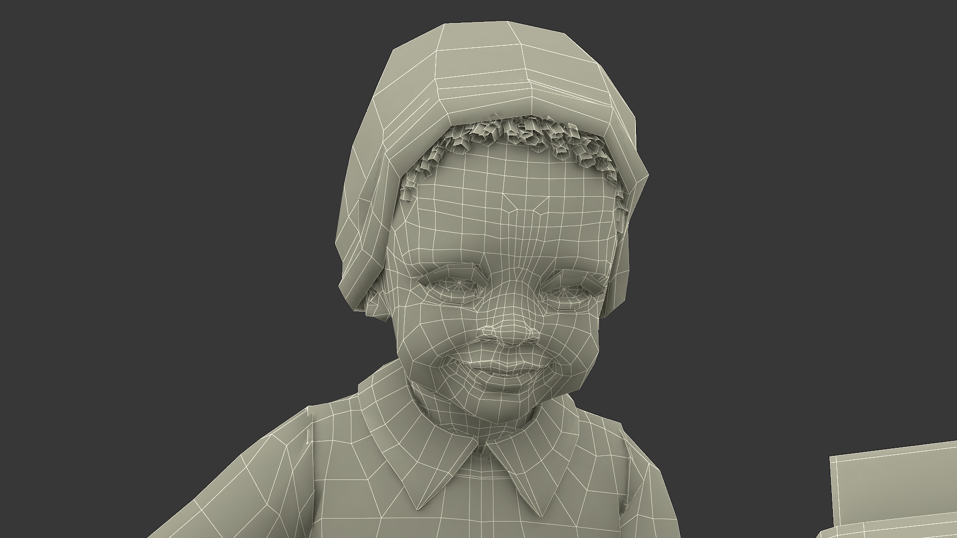 3D Black Skinned Toddler Boy in Sandpit