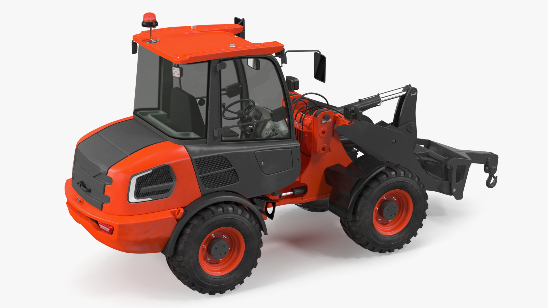 Electric Loader with Material Handling Arm 3D