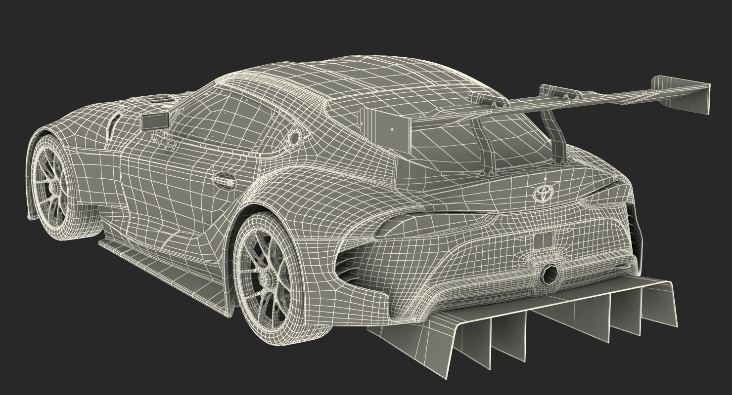 3D Toyota Supra Gazoo Racing Concept model