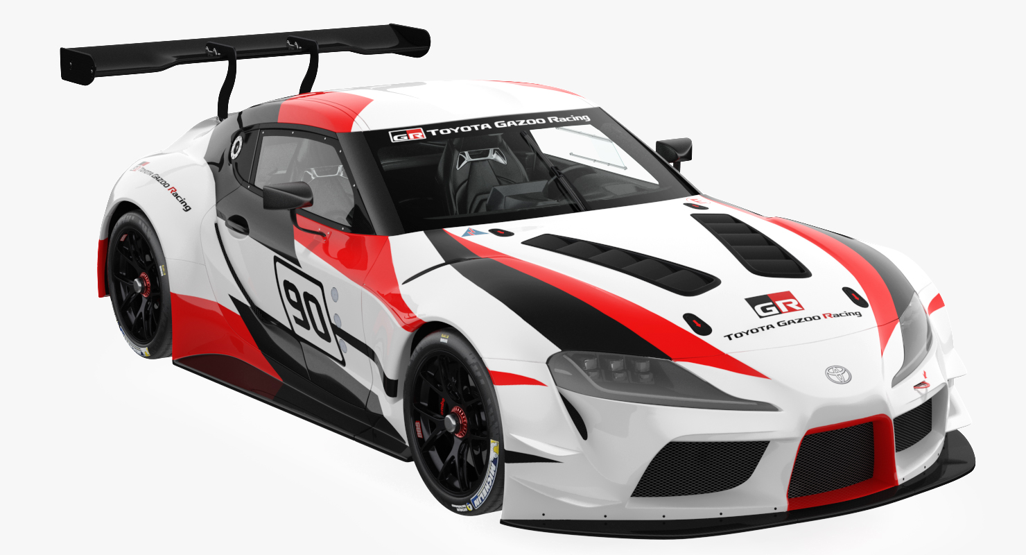 3D Toyota Supra Gazoo Racing Concept model