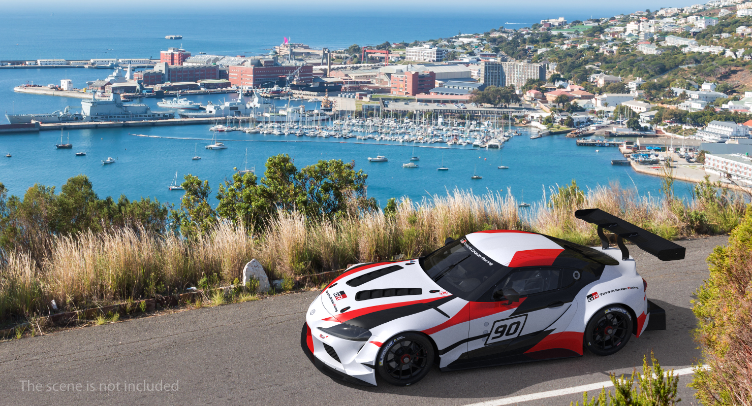 3D Toyota Supra Gazoo Racing Concept model
