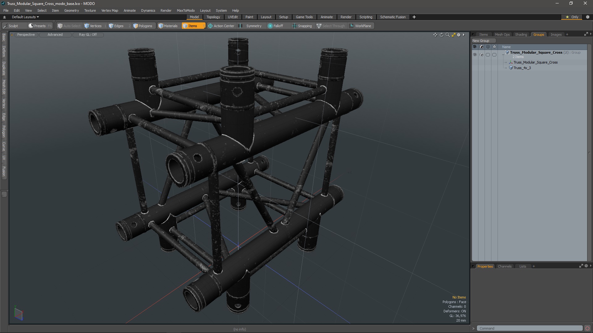 3D Truss Modular Square Cross