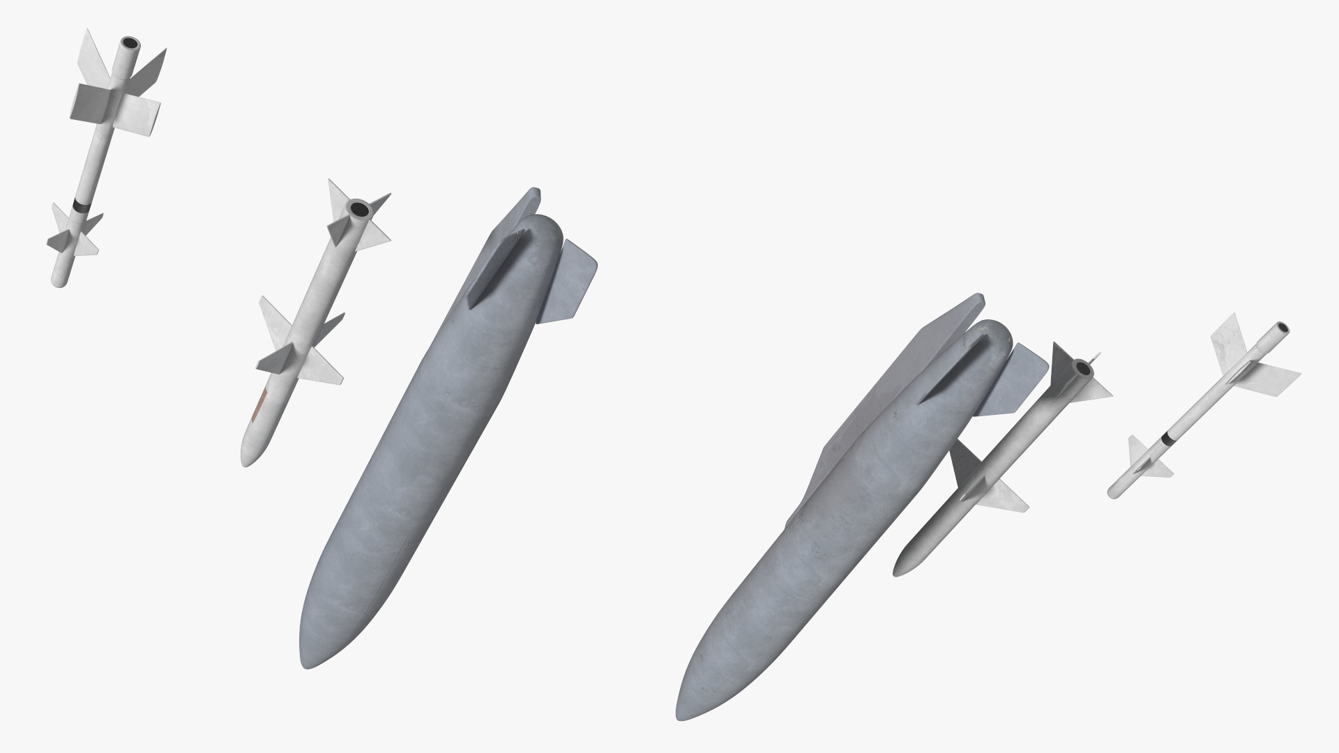 3D Fighter F-16 with Pilot and Missile Launcher LAU-129 Rigged for Cinema 4D model