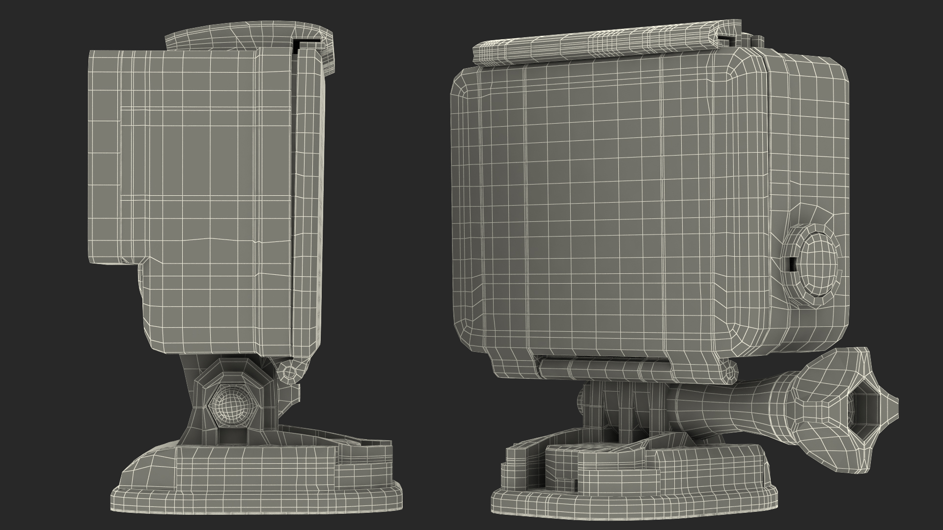 3D model Action Camera in Aqua Box