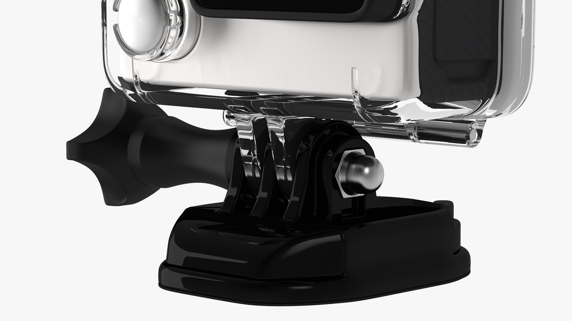 3D model Action Camera in Aqua Box