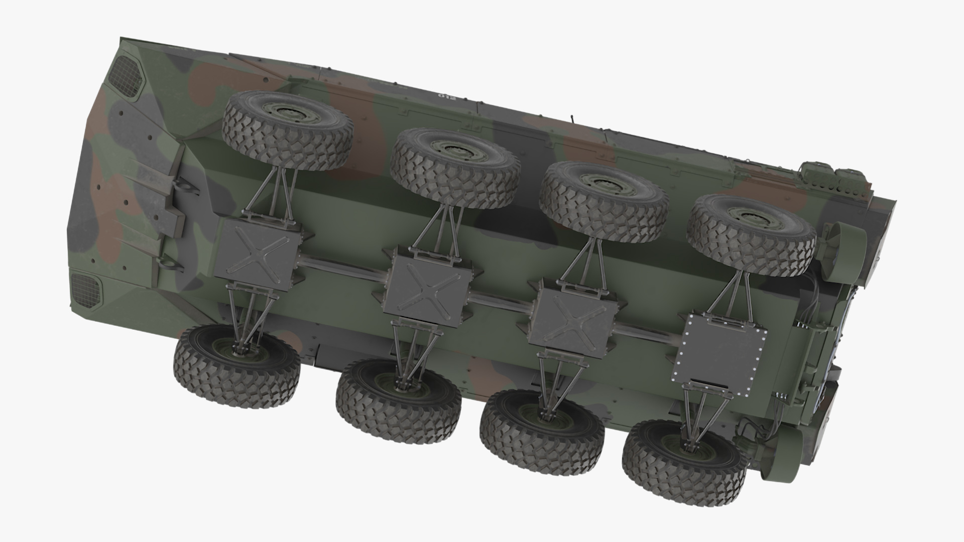 3D US Amphibious Combat Vehicle ACV with 30mm Gun