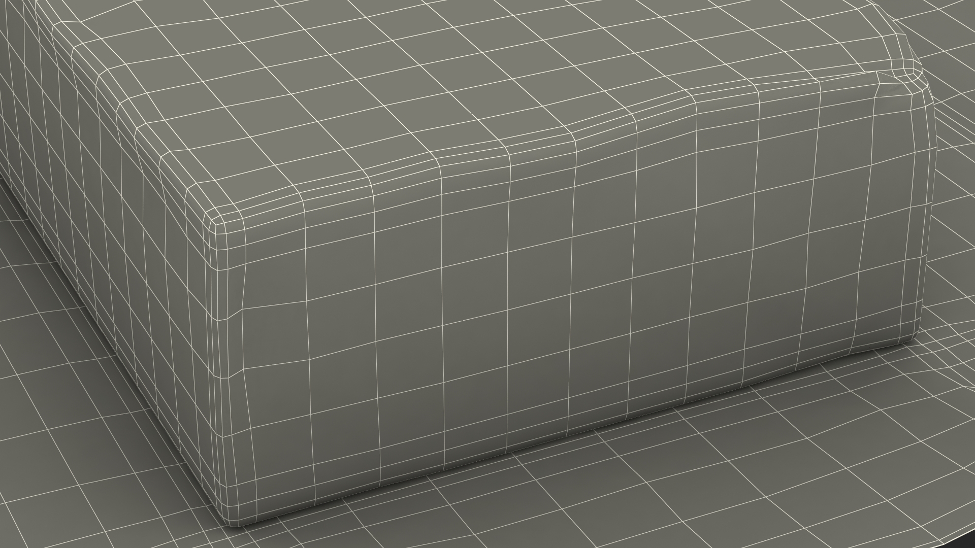 Whole Block of Butter in Open Foil Packaging 3D model