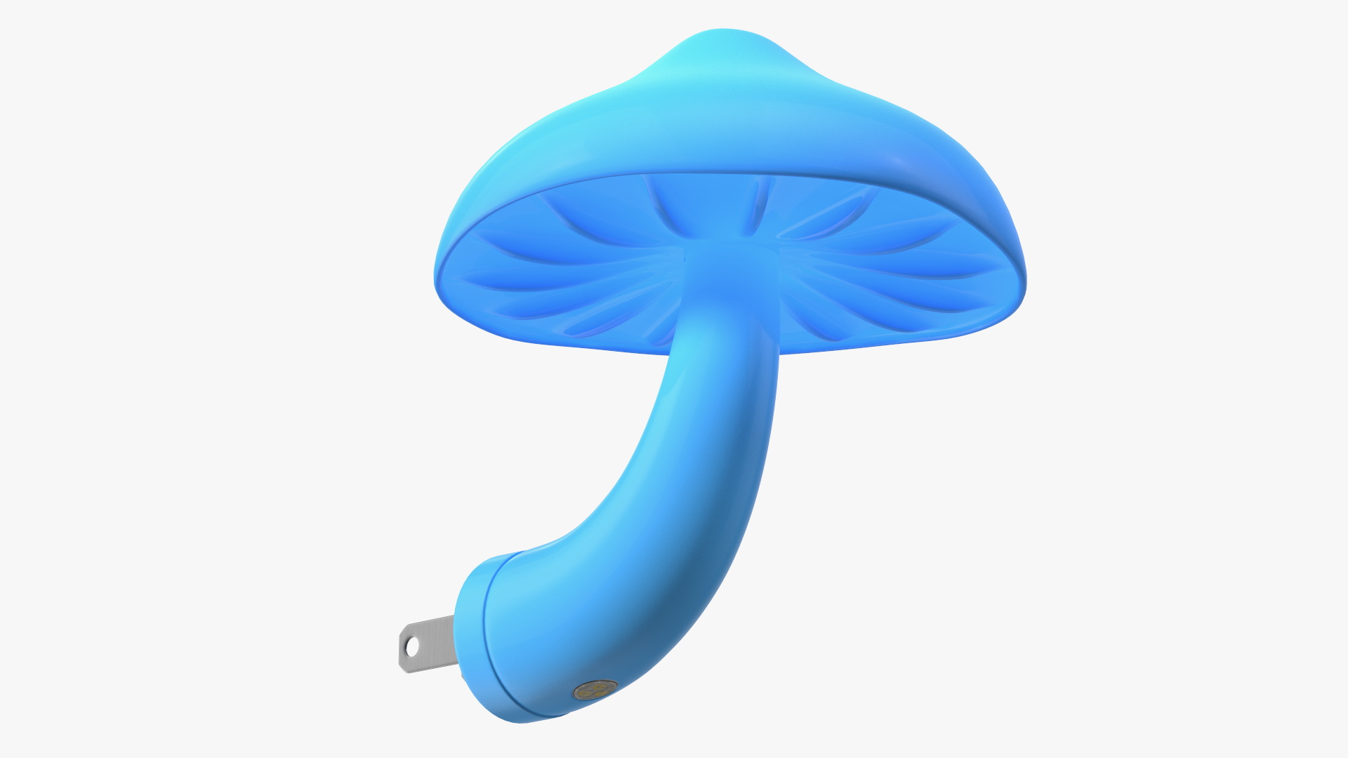3D model Night Light Plug Mushroom Blue