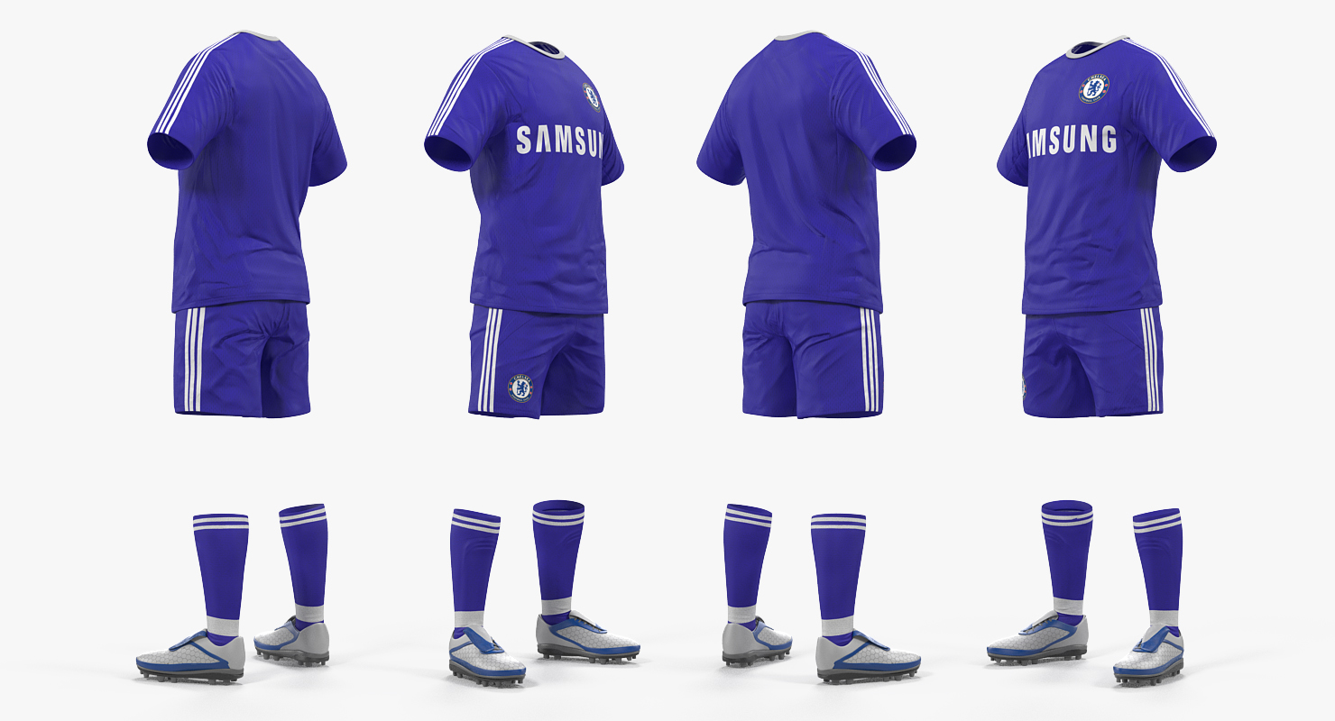 Soccer Uniform Chelsea 3D