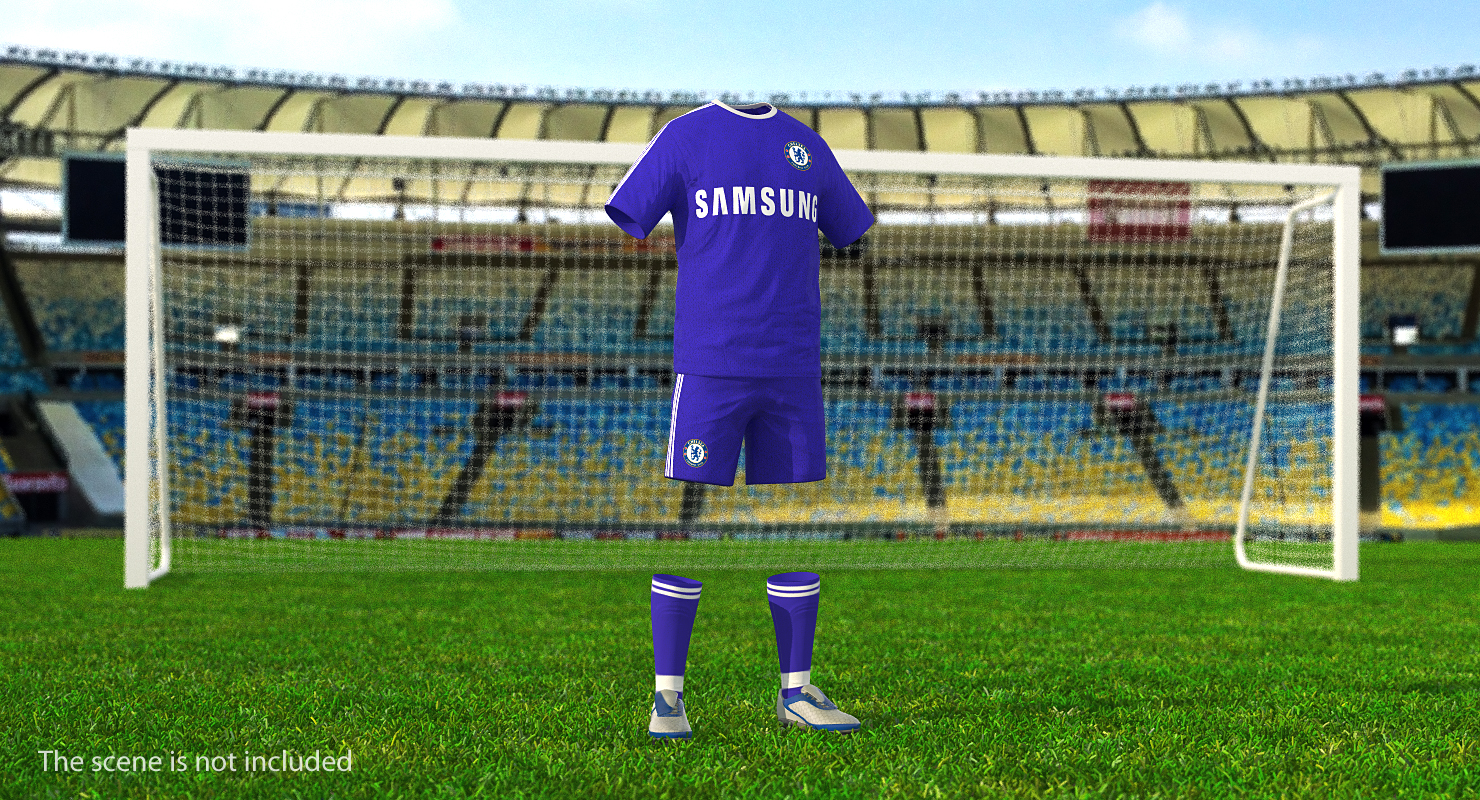 Soccer Uniform Chelsea 3D