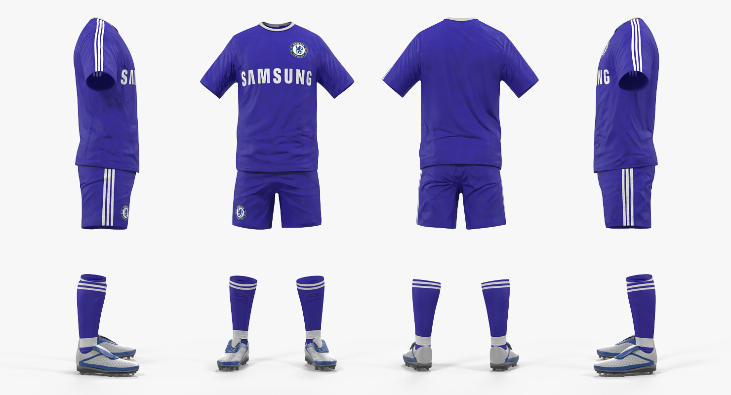 Soccer Uniform Chelsea 3D