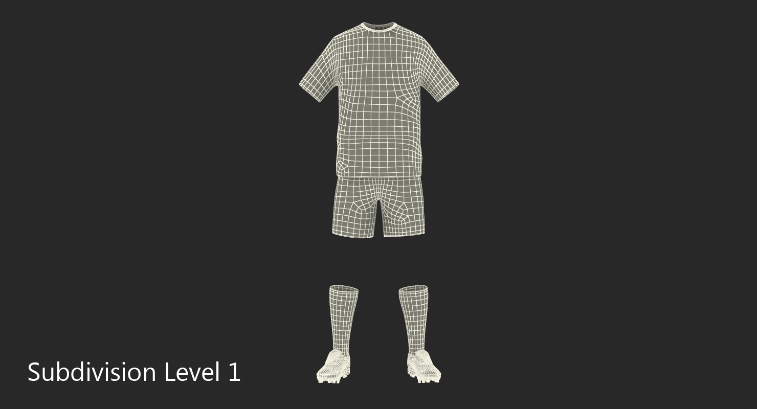 Soccer Uniform Chelsea 3D