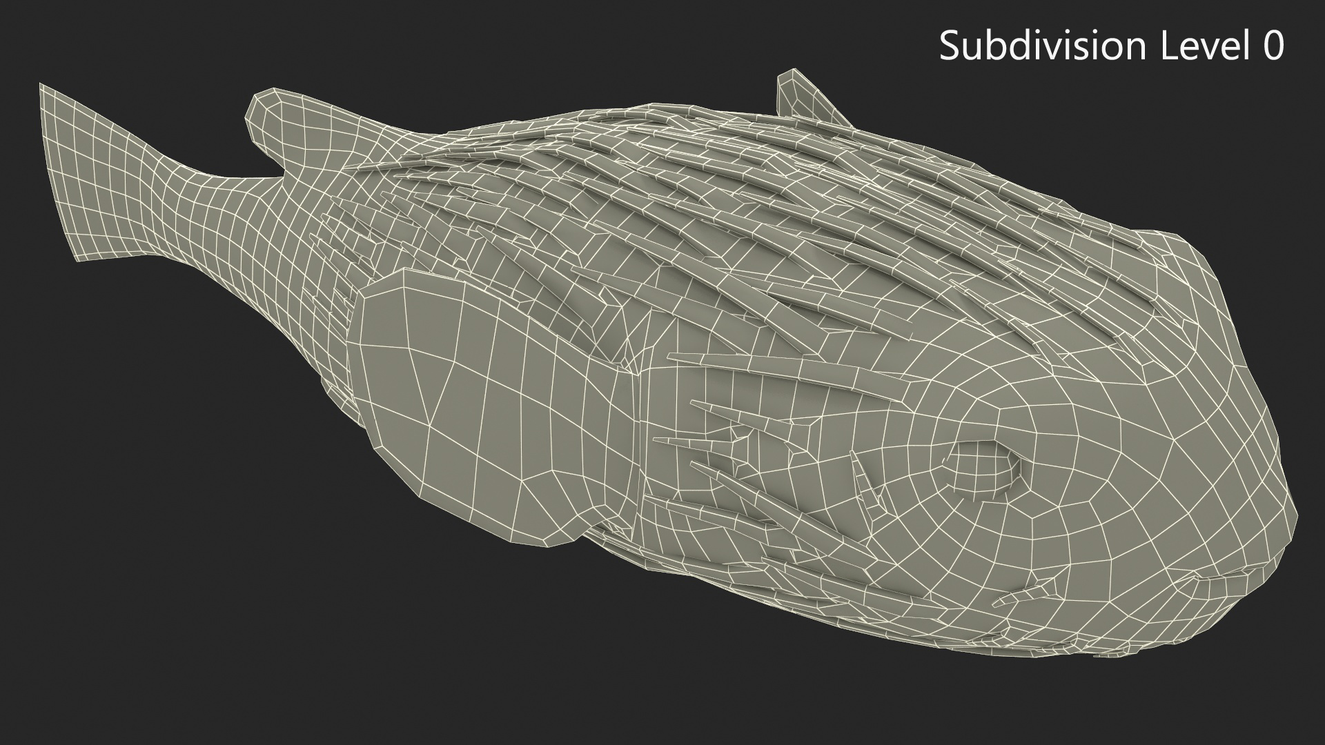 3D Puffer Fish
