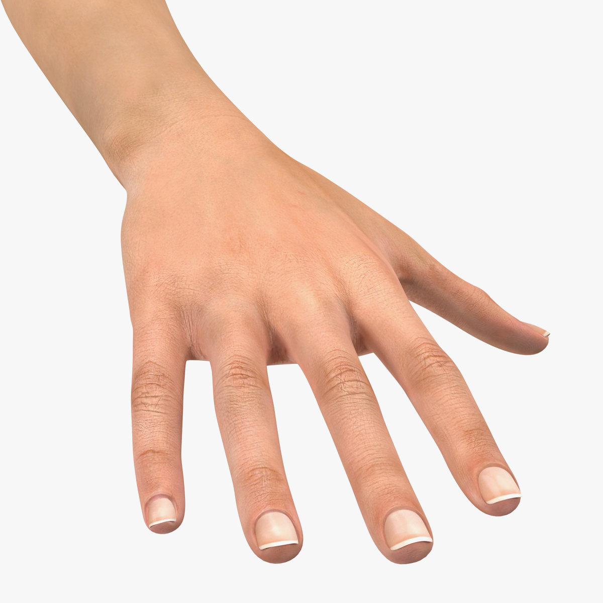 Female Arm with Short Nails, view 6