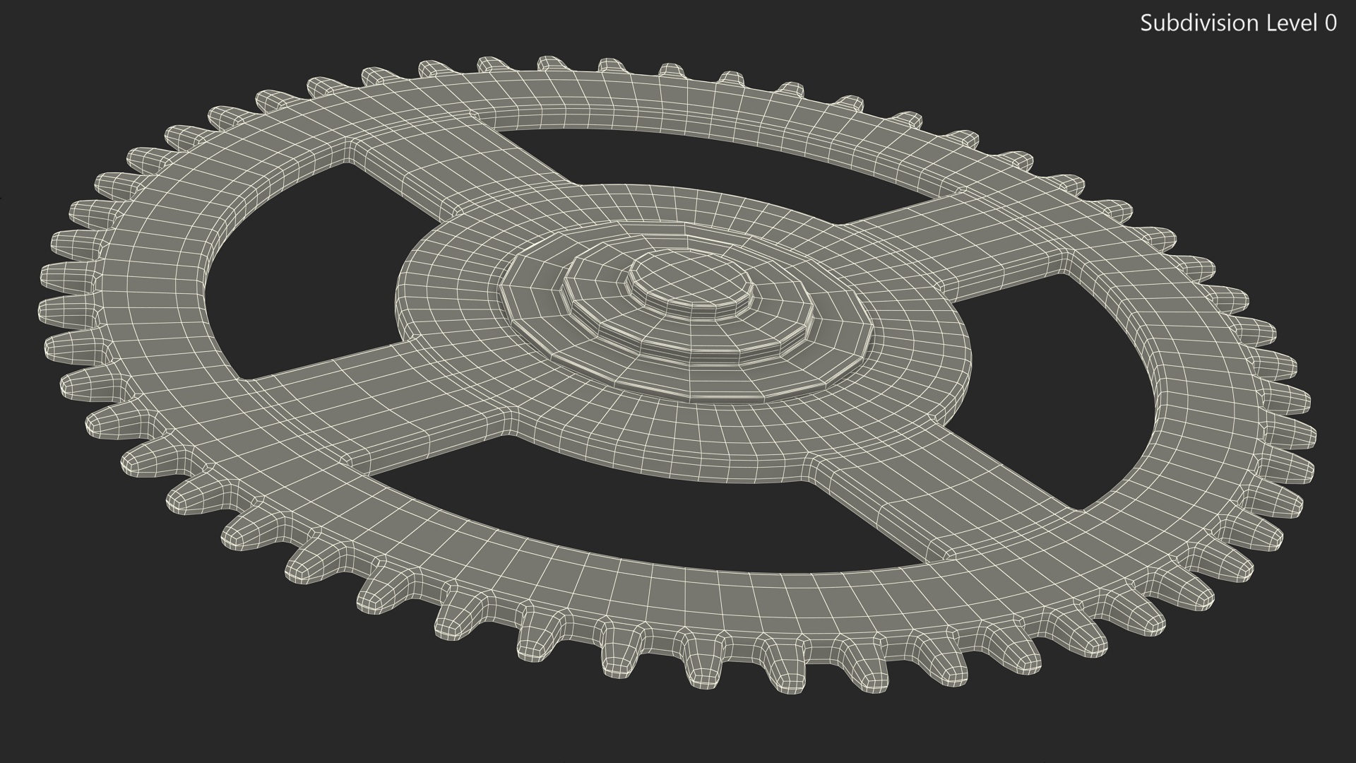 Sprocket Cogwheel Gear 3D