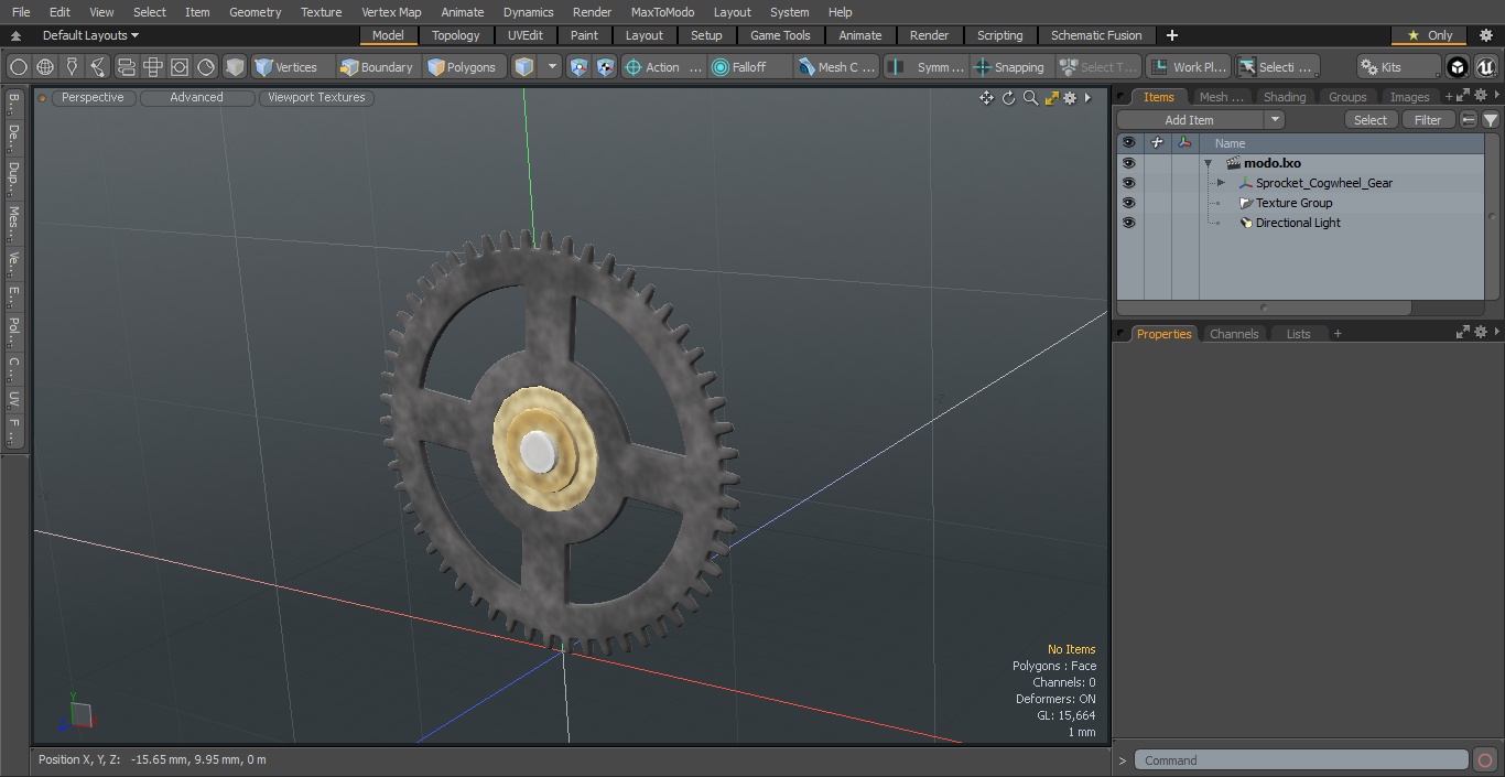 Sprocket Cogwheel Gear 3D