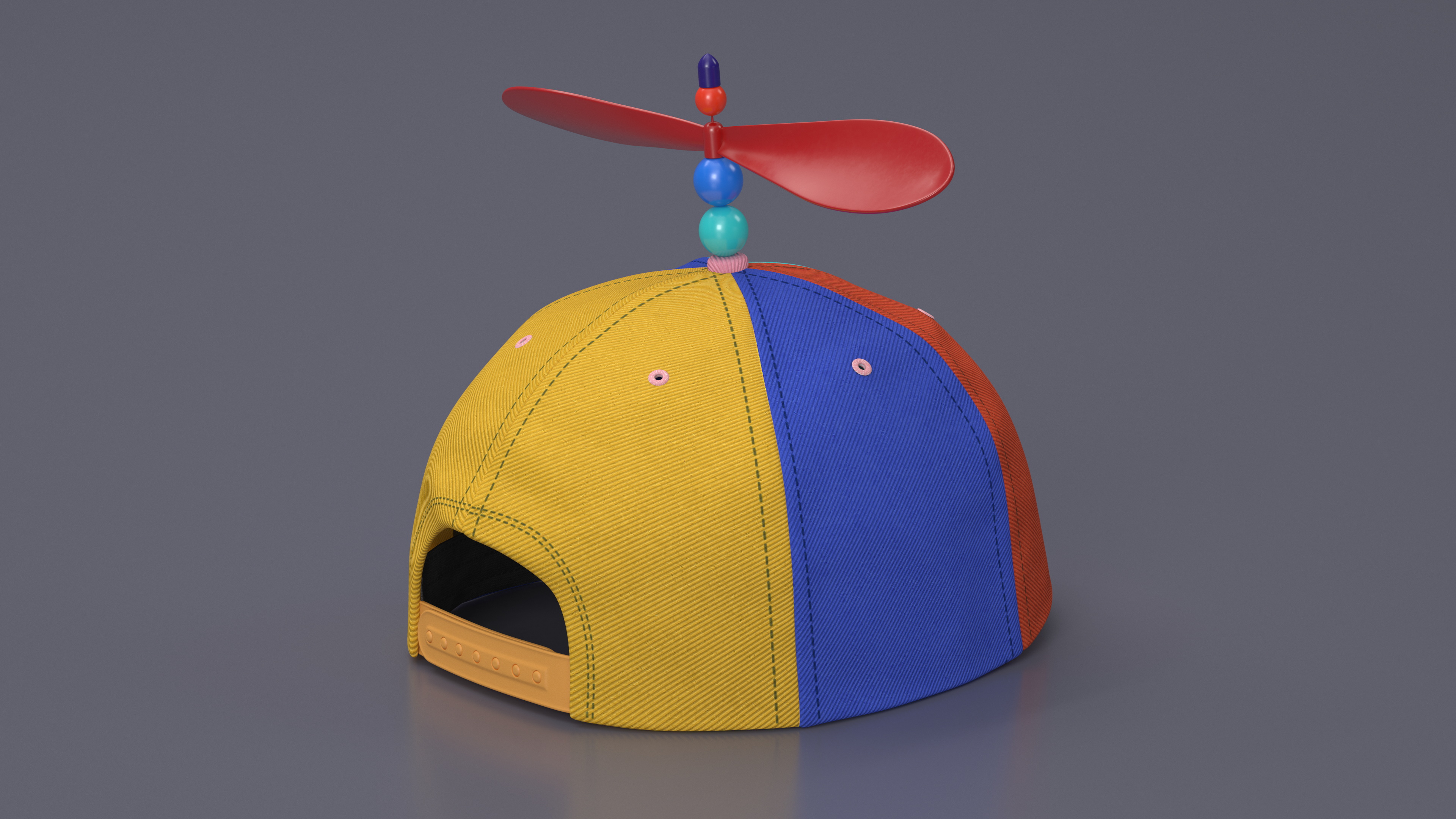 3D Colorful Propeller Hat Brimless