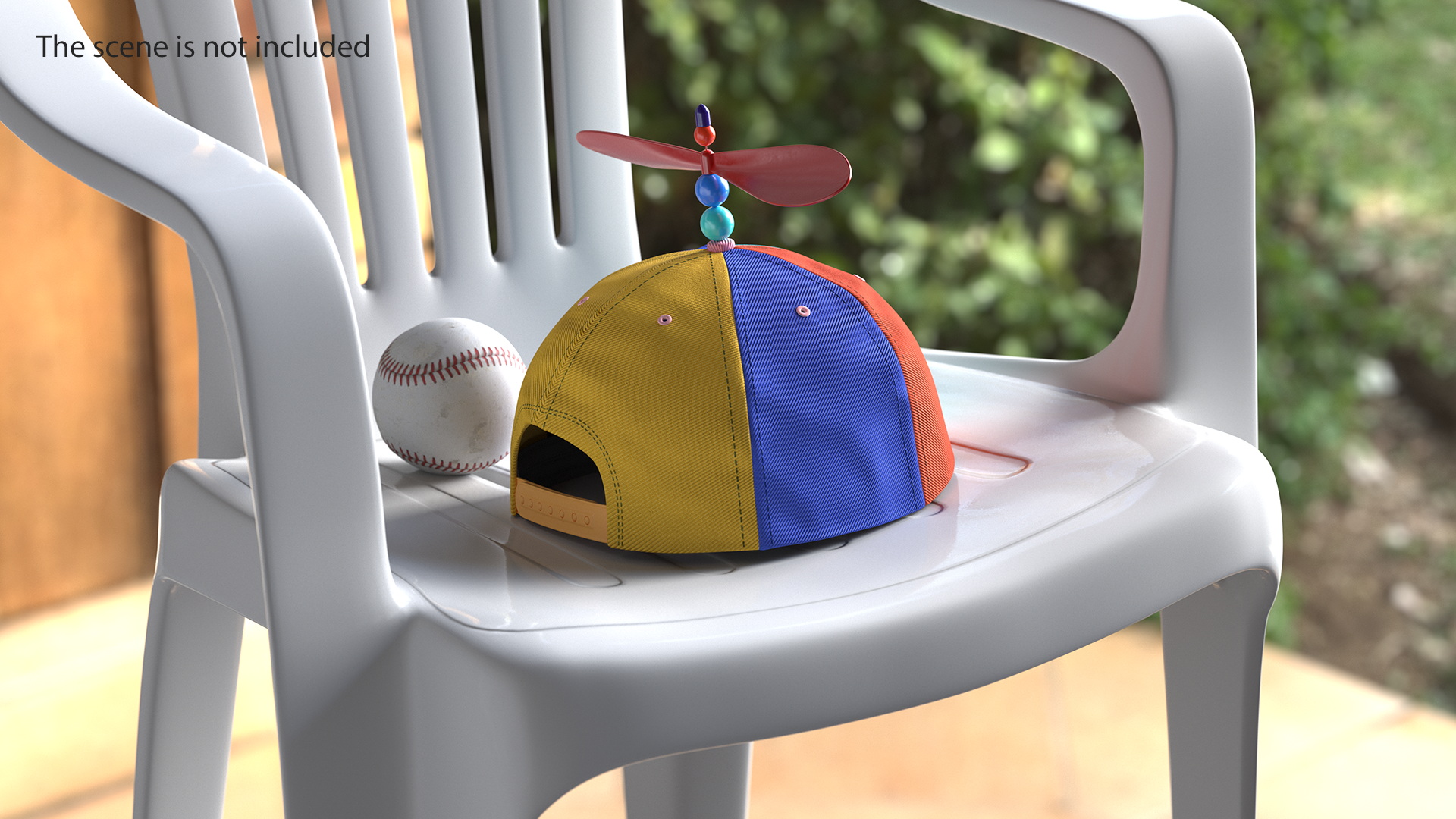 3D Colorful Propeller Hat Brimless