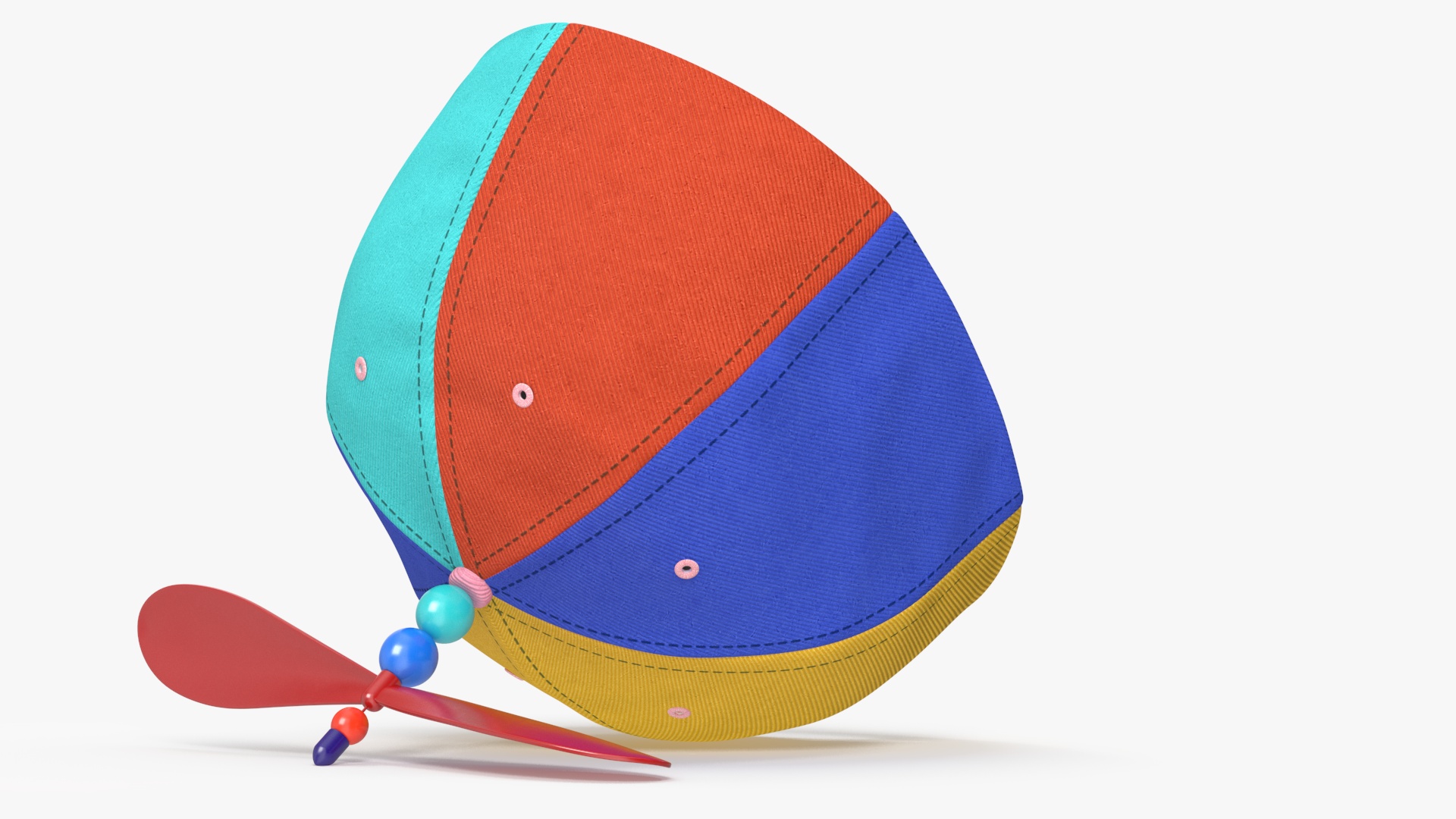 3D Colorful Propeller Hat Brimless