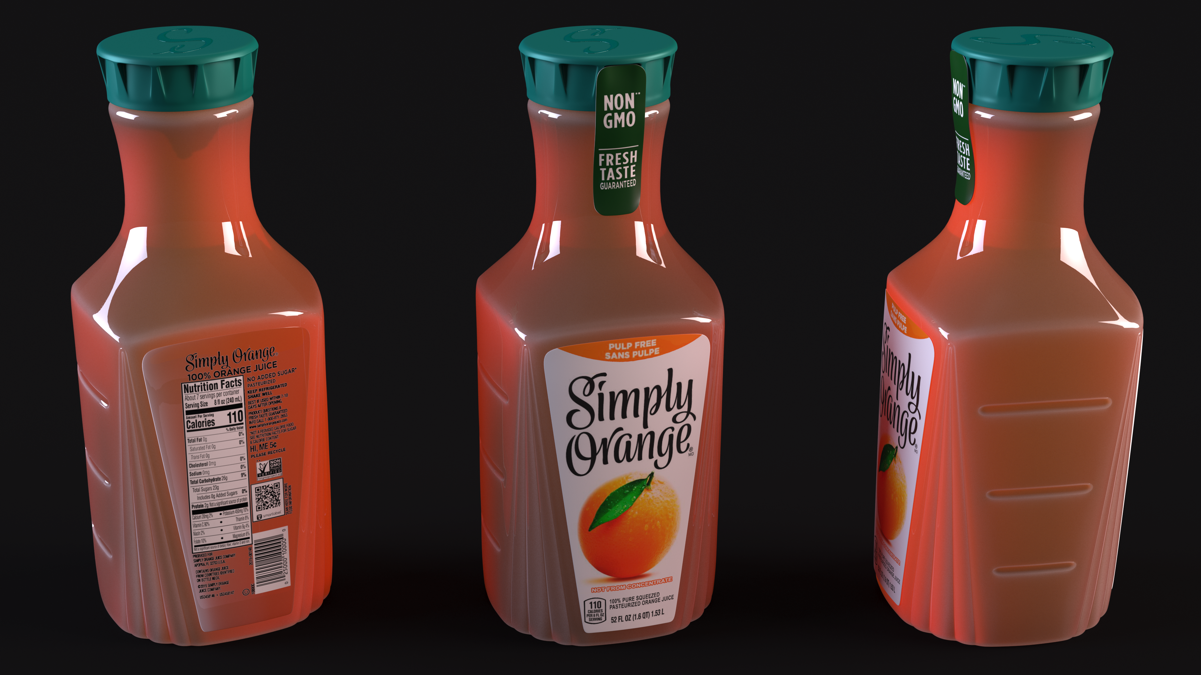 Fruit Coke Simply Orange, view 9
