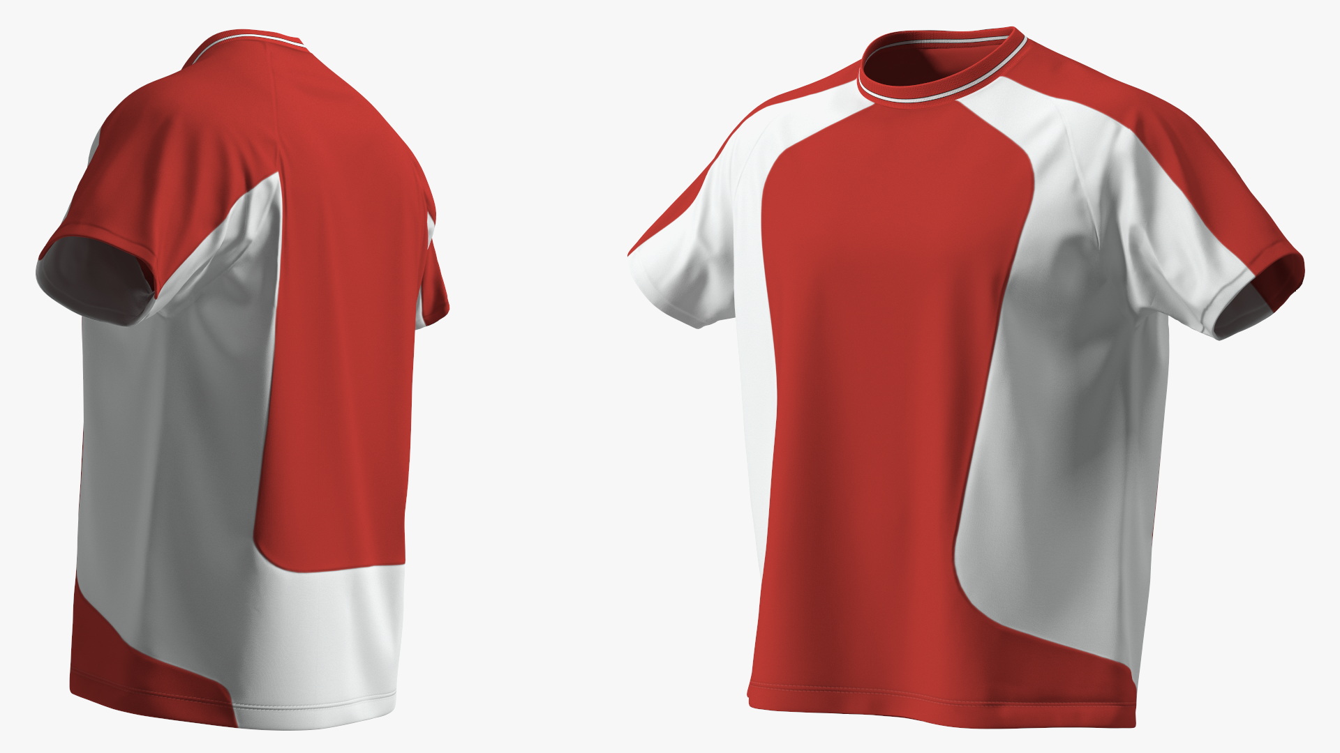 Soccer Uniform and Shin Guards Kit 3D model