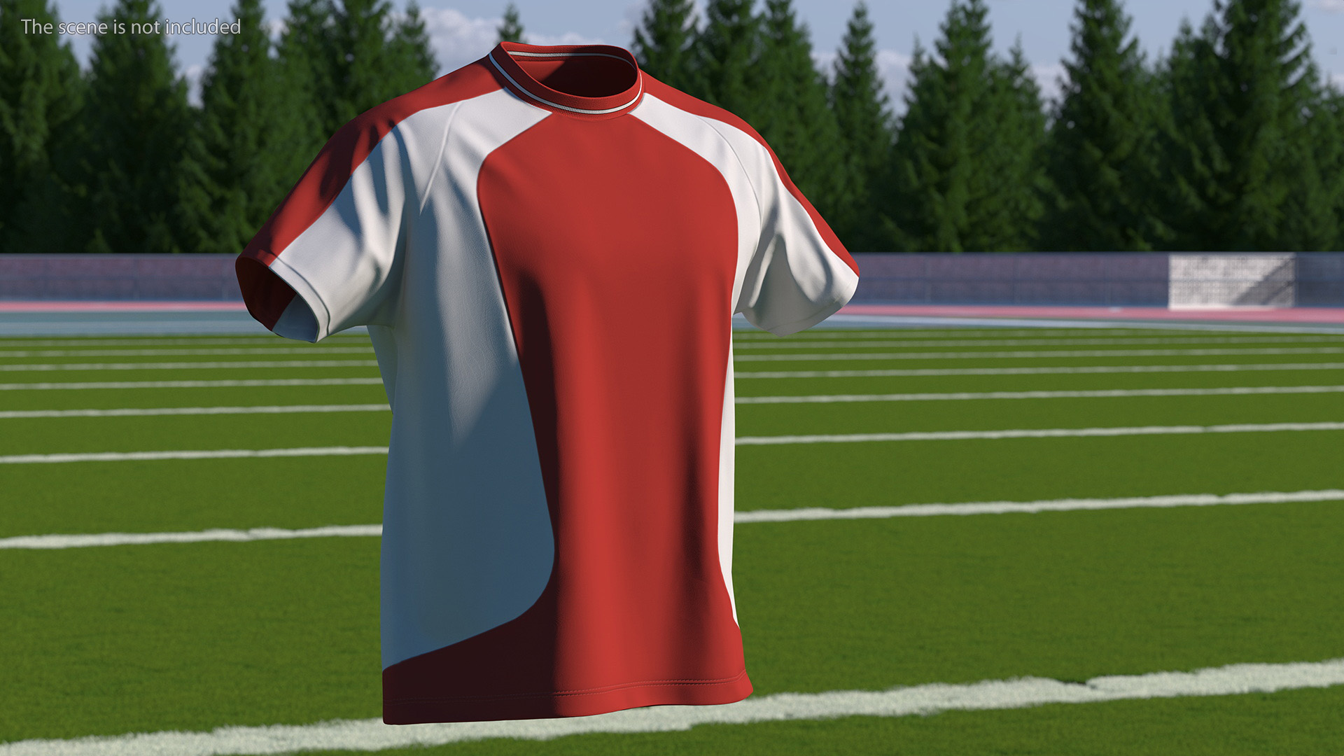 Soccer Uniform and Shin Guards Kit 3D model