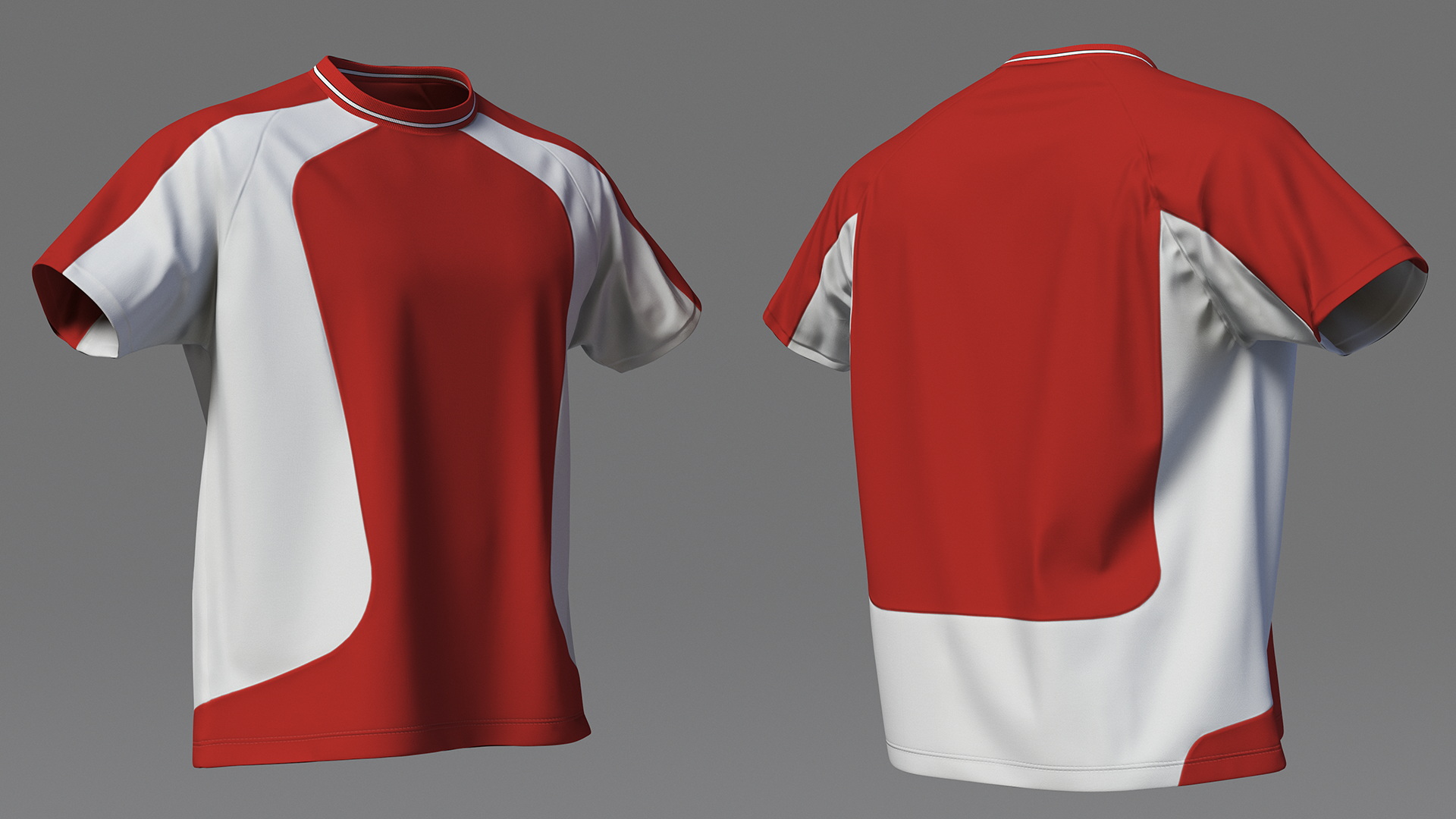 Soccer Uniform and Shin Guards Kit 3D model