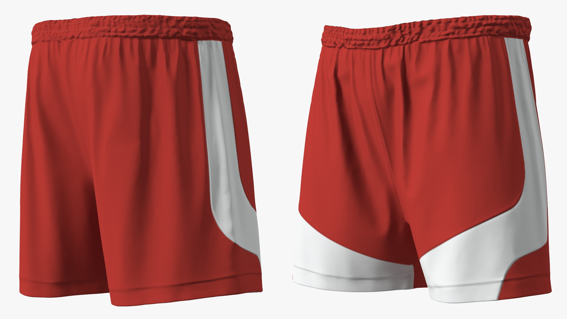Soccer Uniform and Shin Guards Kit 3D model