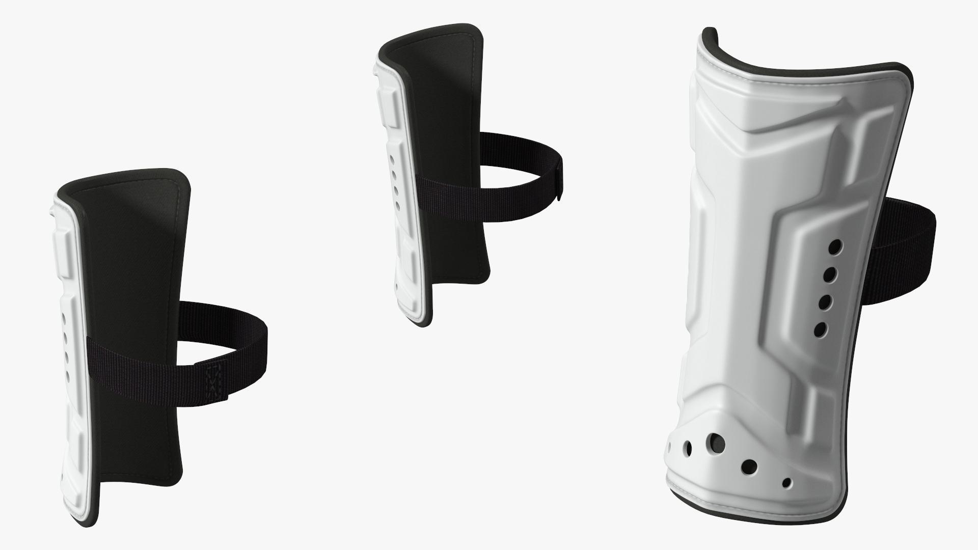 Soccer Uniform and Shin Guards Kit 3D model