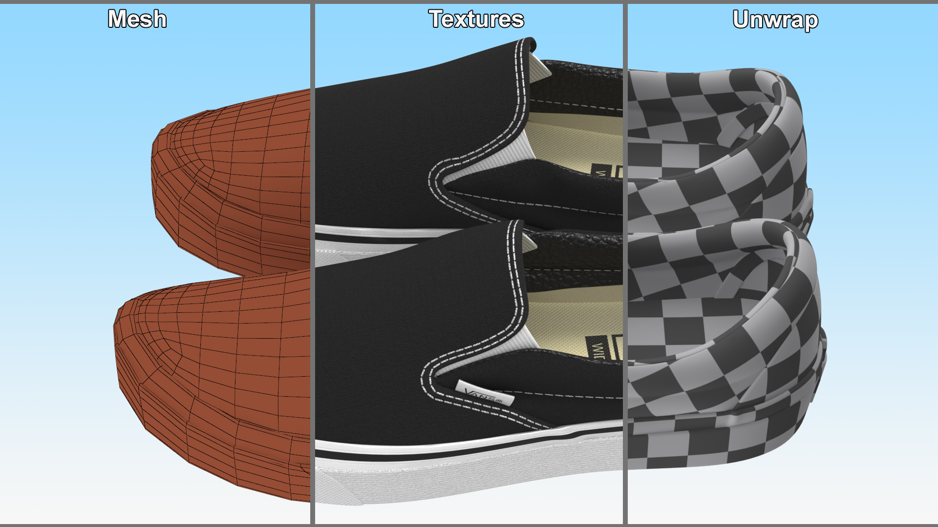 3D model Classic Slip-On Vans