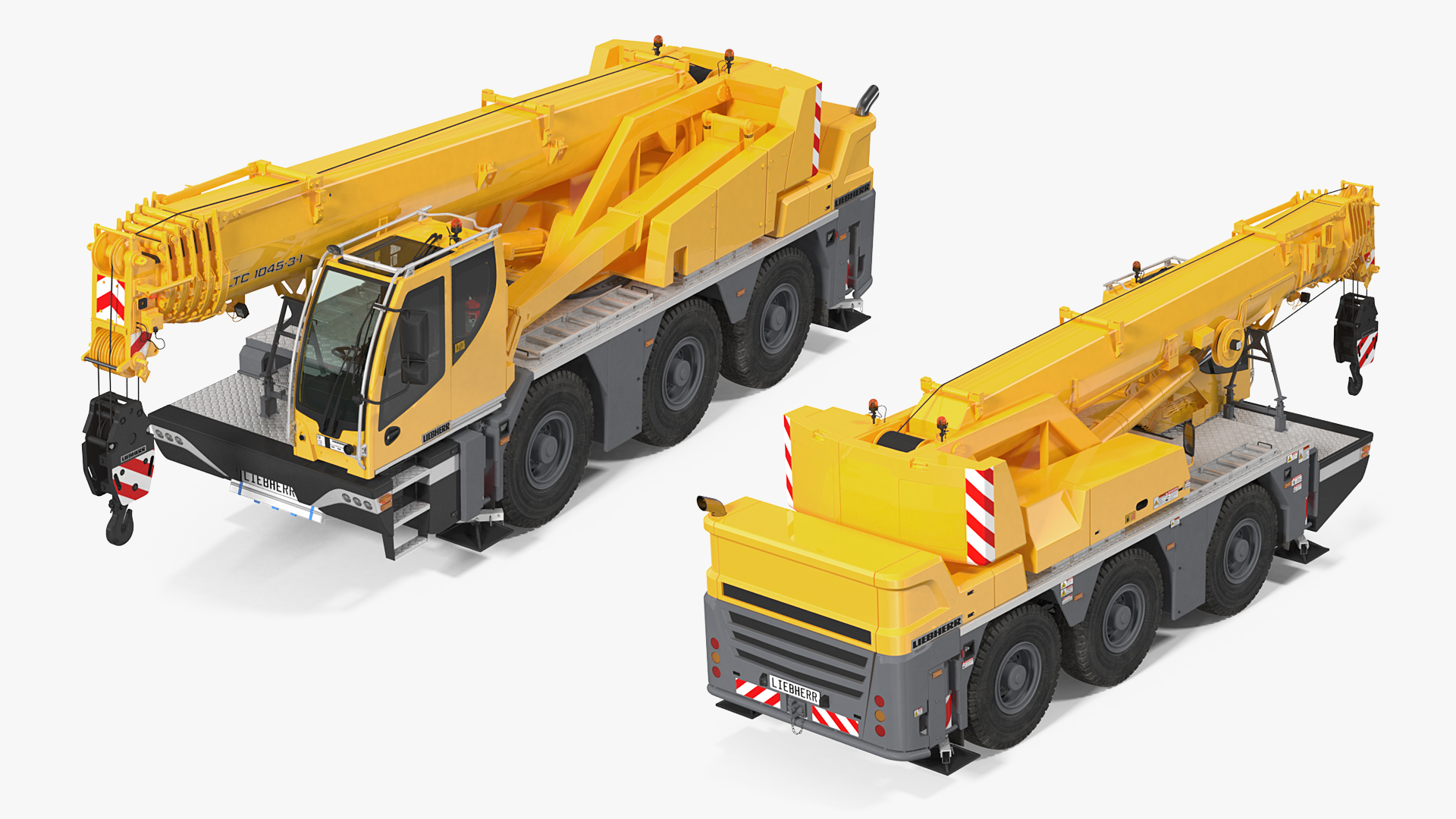 3D Compact Mobile Crane Liebherr LTC 1050 31