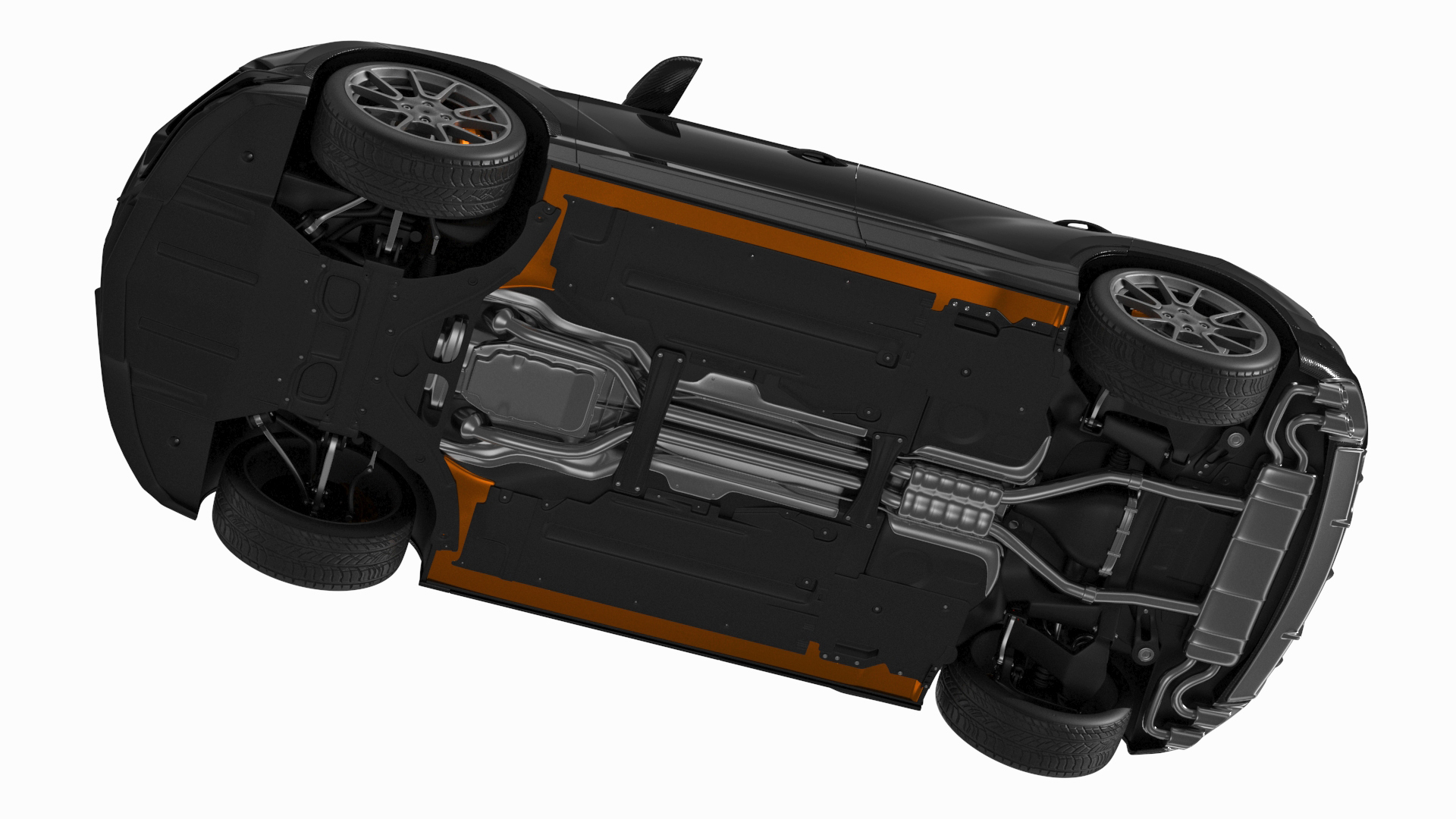 3D model Premium SUV with Tow Dolly and Sport Car