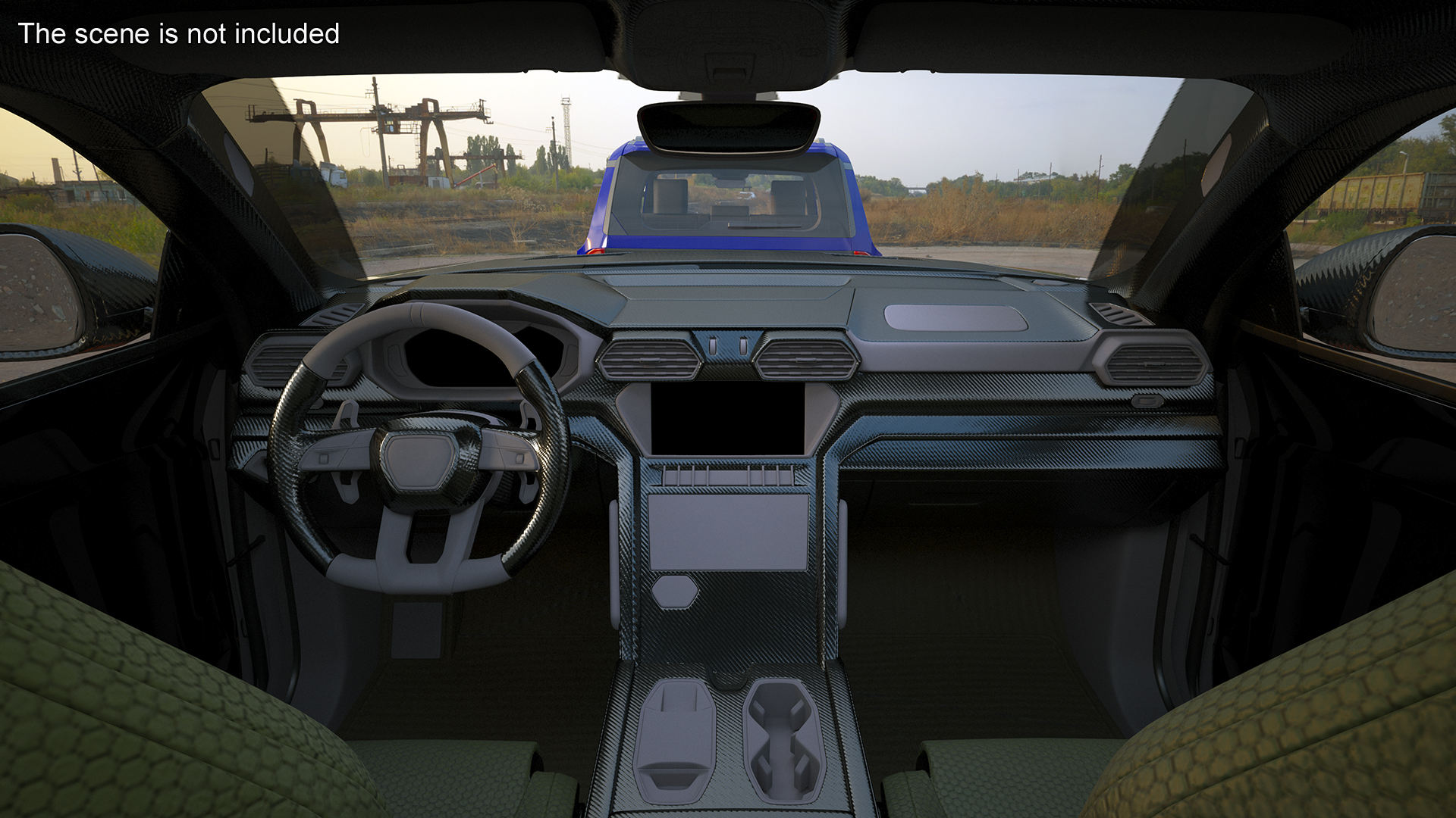 3D model Premium SUV with Tow Dolly and Sport Car