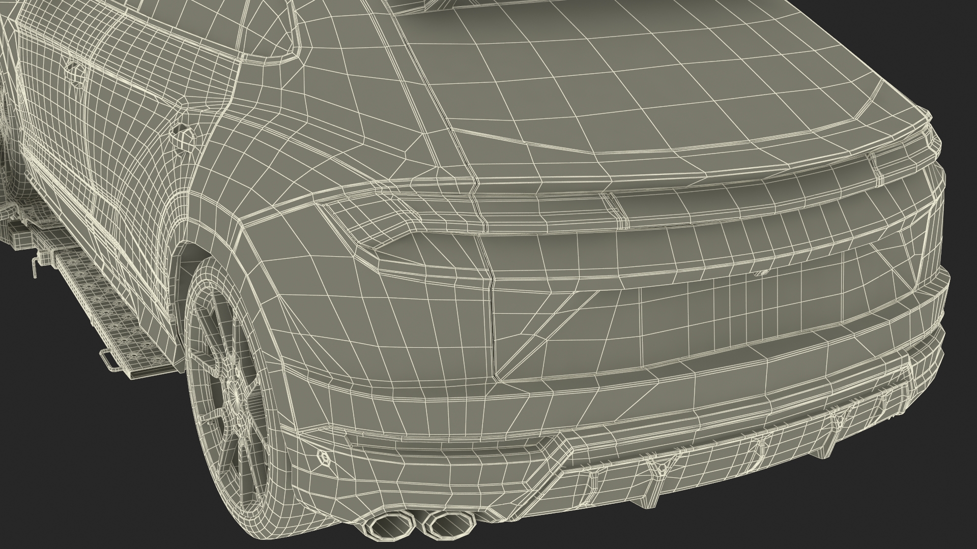 3D model Premium SUV with Tow Dolly and Sport Car