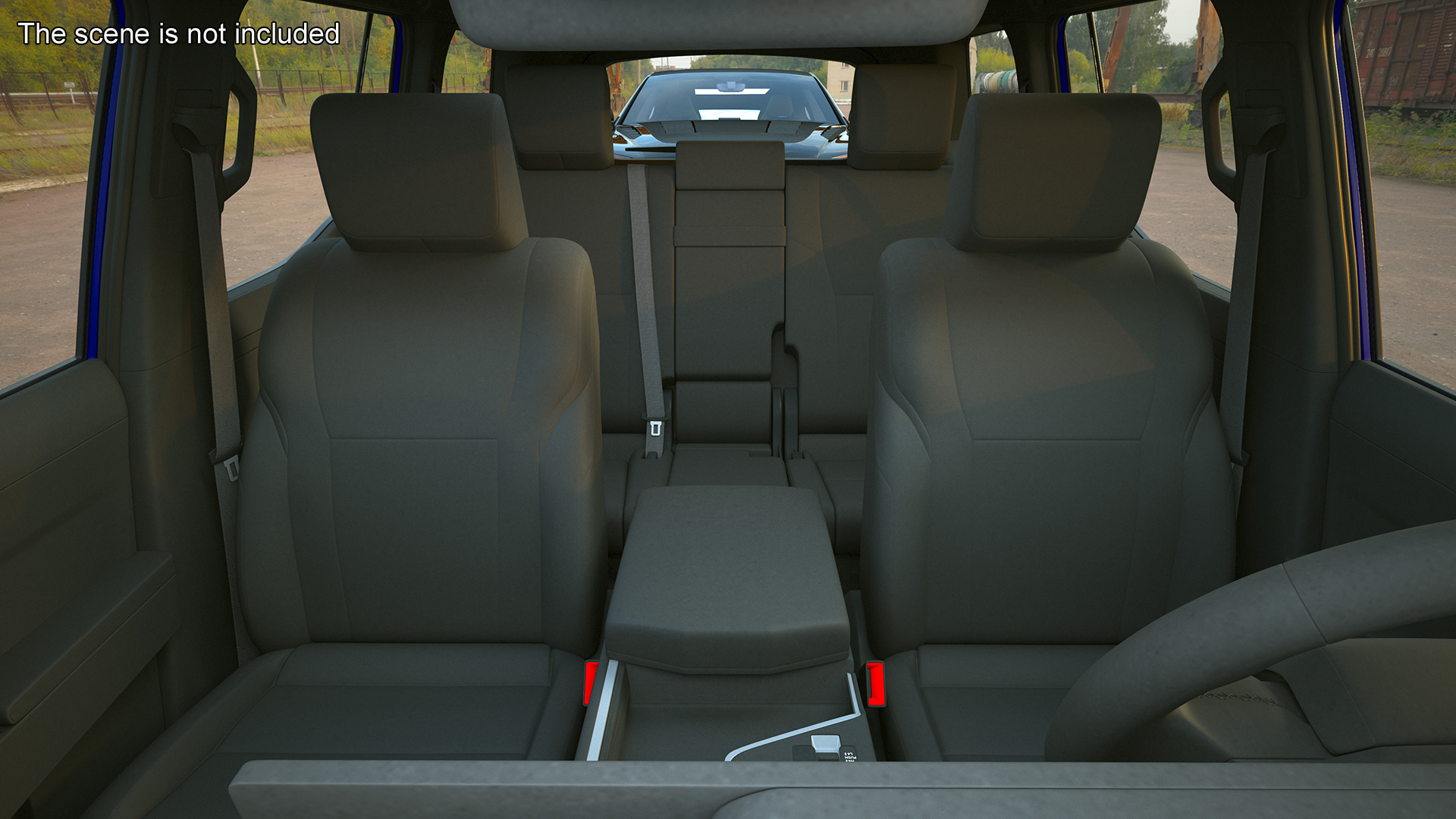 3D model Premium SUV with Tow Dolly and Sport Car