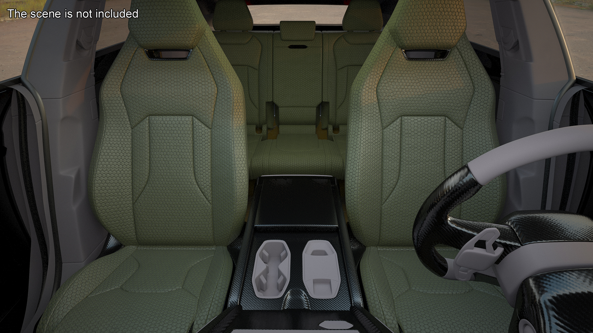 3D model Premium SUV with Tow Dolly and Sport Car
