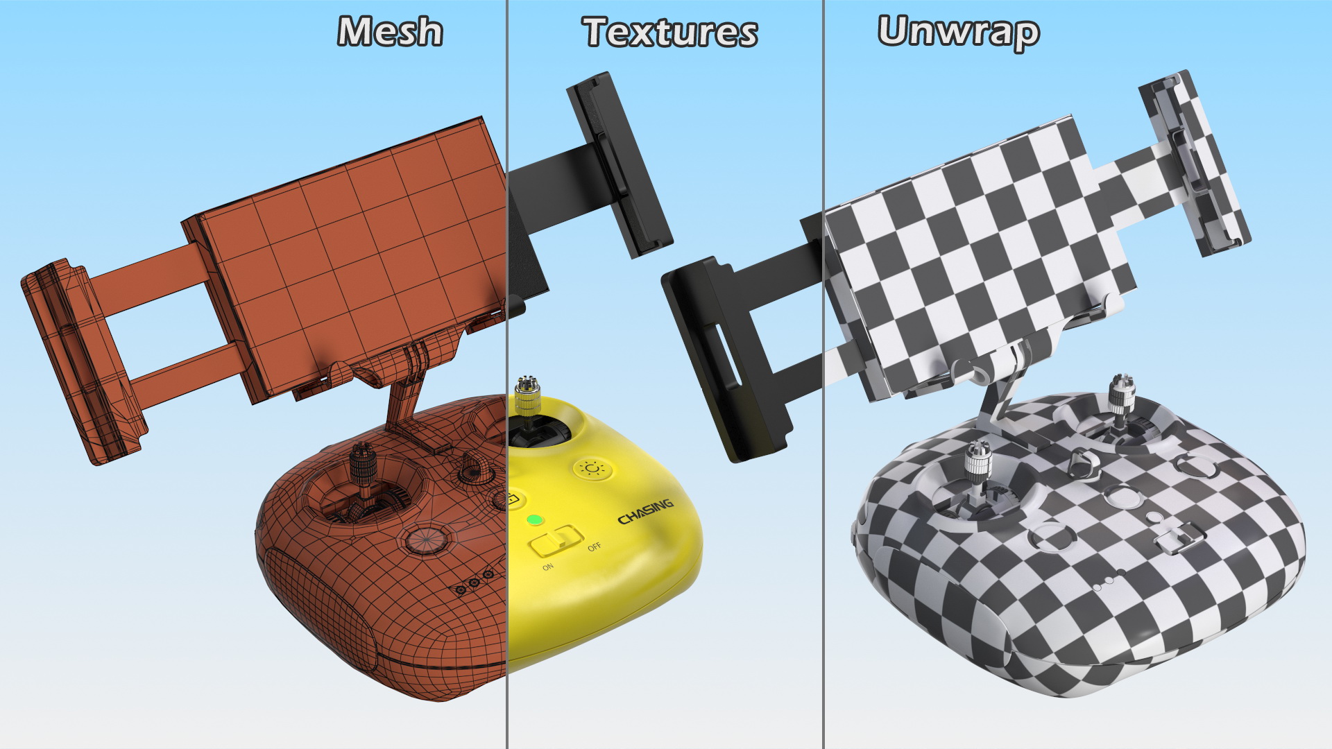 Drone Controller Chasing 3B 3D
