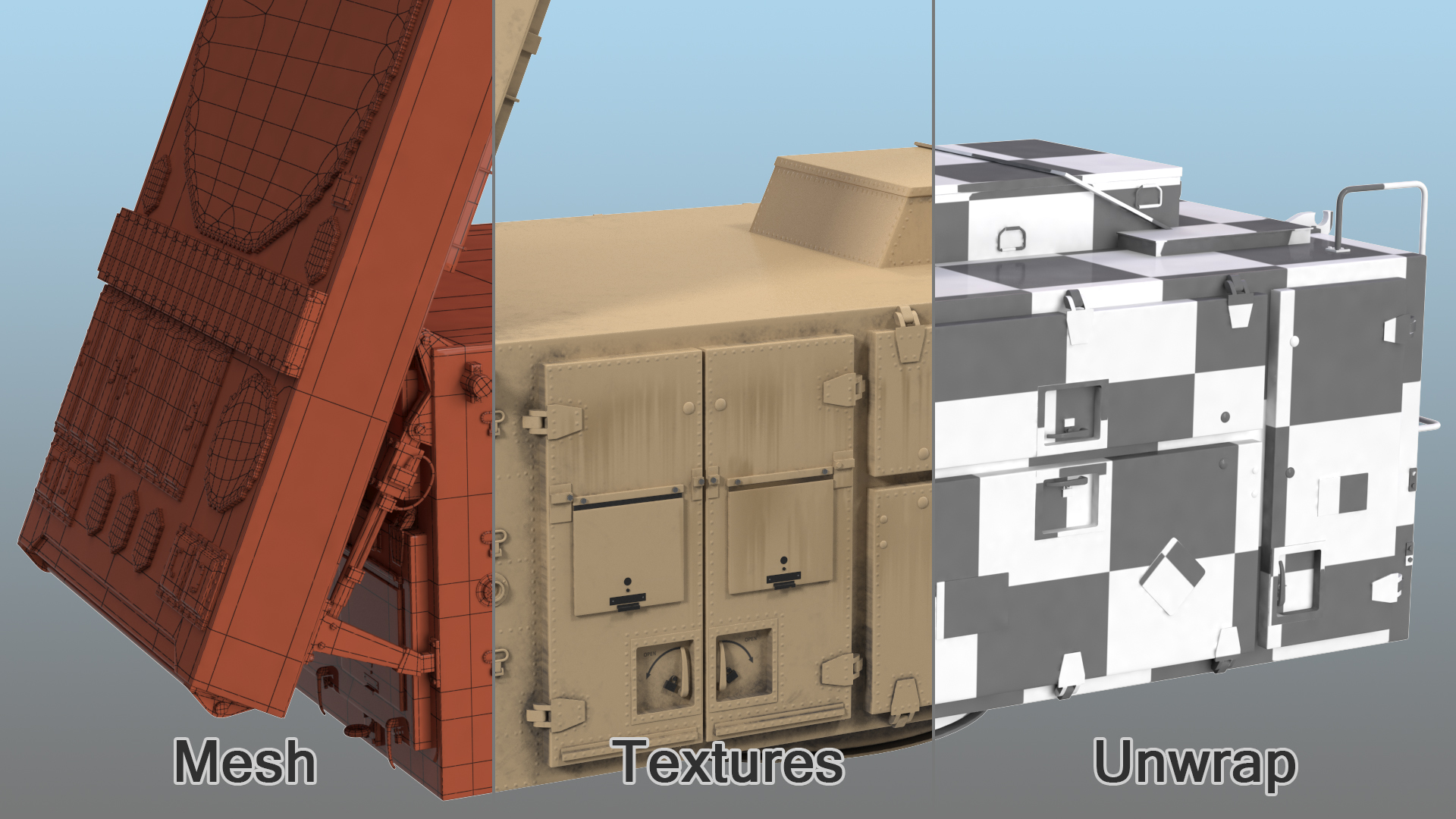 3D US Patriot MIM 104 AN MPQ53 65 Radar Sand