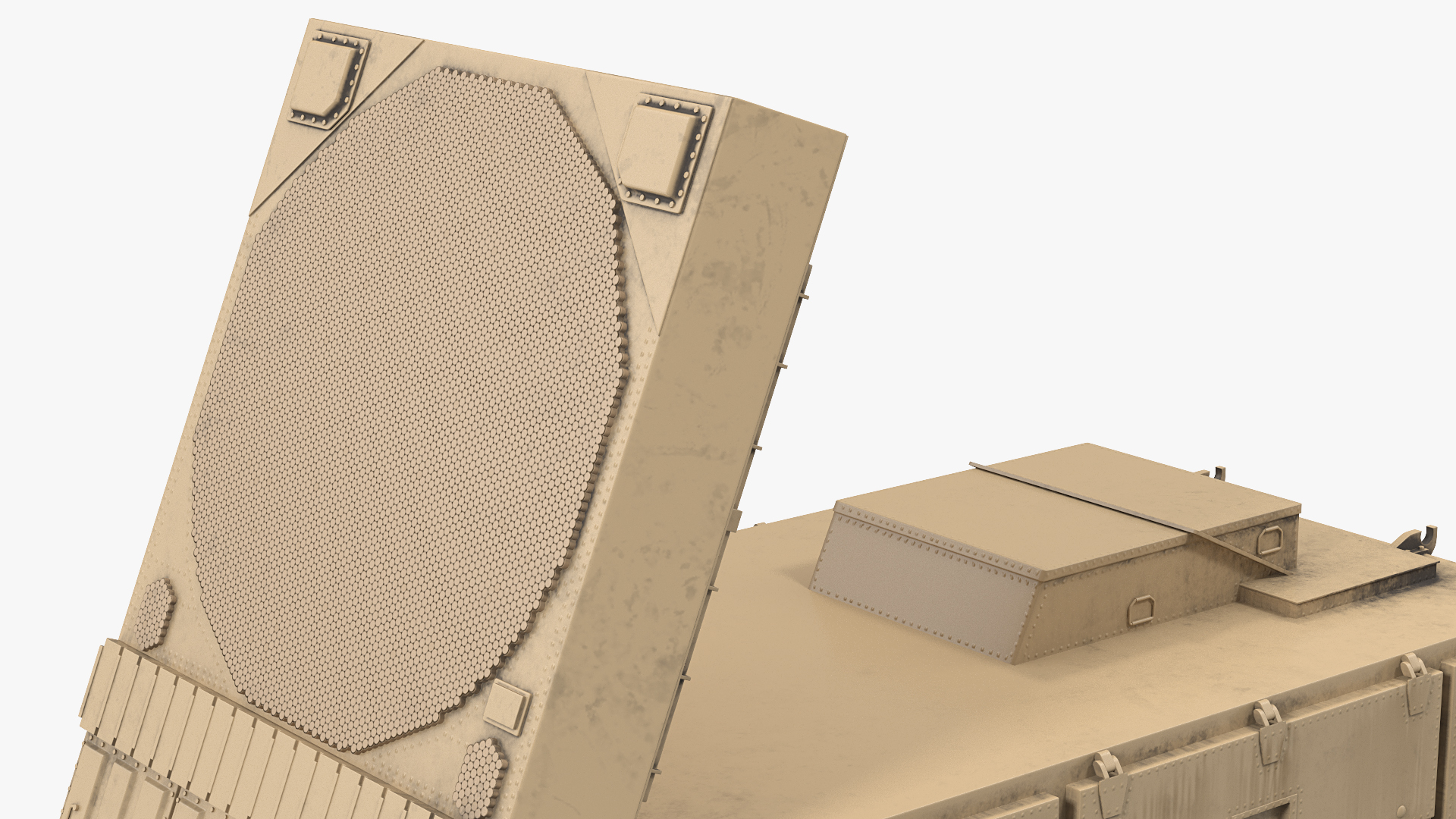 3D US Patriot MIM 104 AN MPQ53 65 Radar Sand