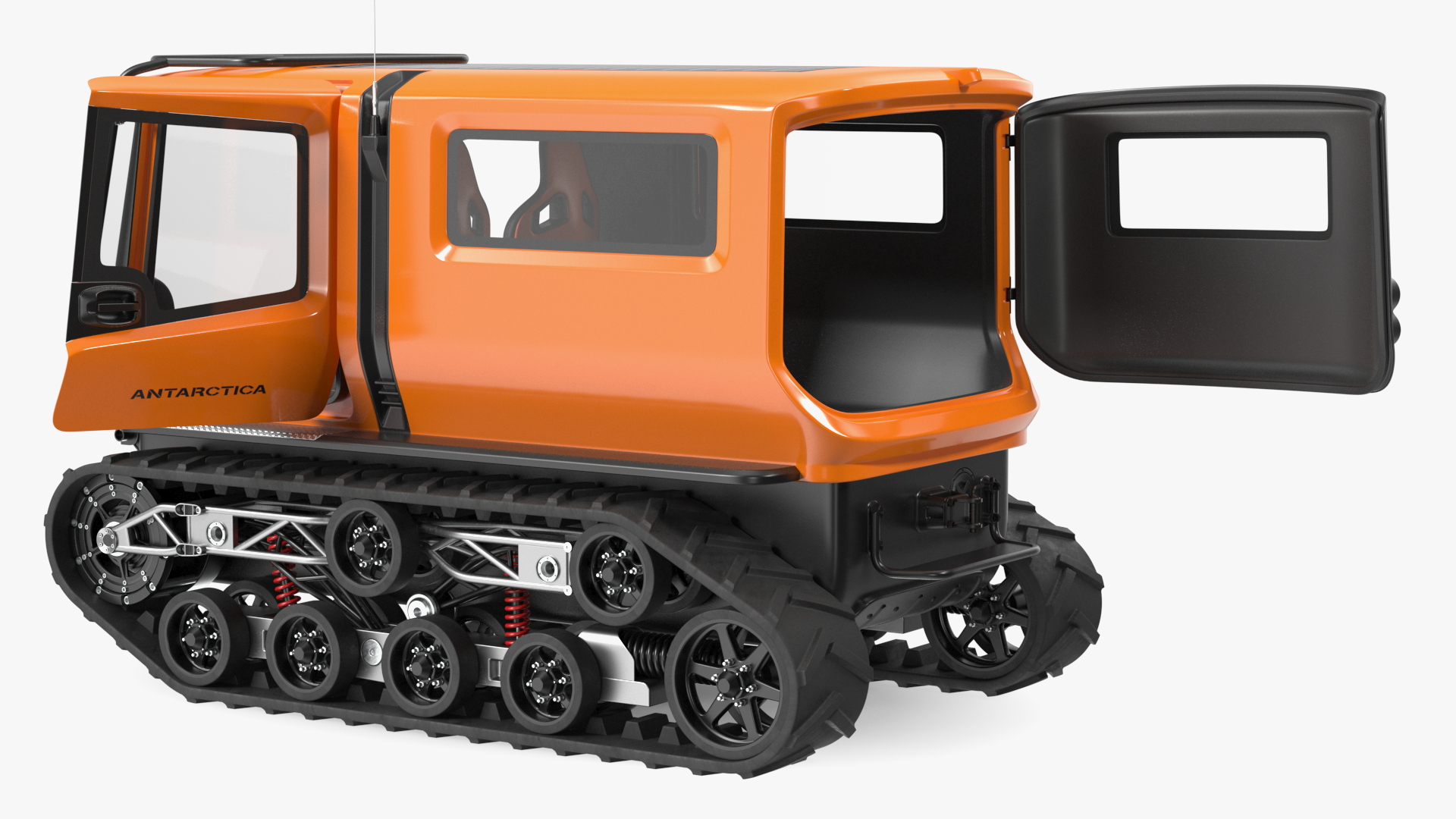3D Venturi Antarctica Vehicle Simple Interior Rigged for Cinema 4D model