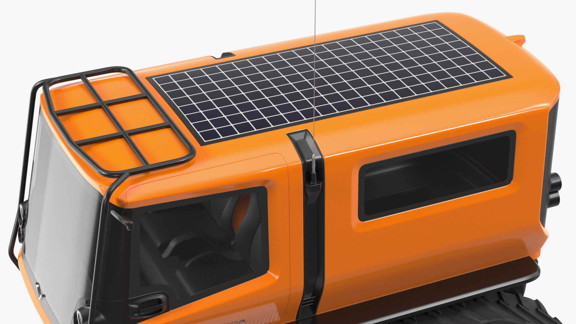 3D Venturi Antarctica Vehicle Simple Interior Rigged for Cinema 4D model