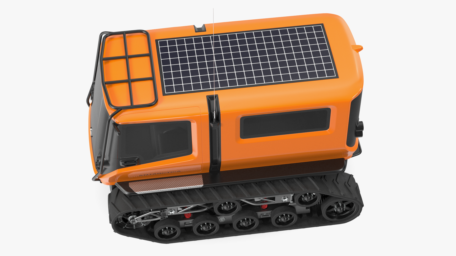 3D Venturi Antarctica Vehicle Simple Interior Rigged for Cinema 4D model