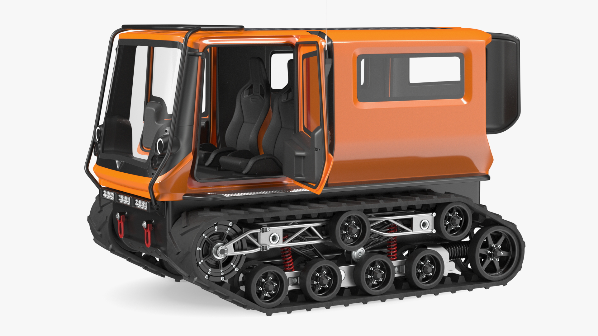 3D Venturi Antarctica Vehicle Simple Interior Rigged for Cinema 4D model