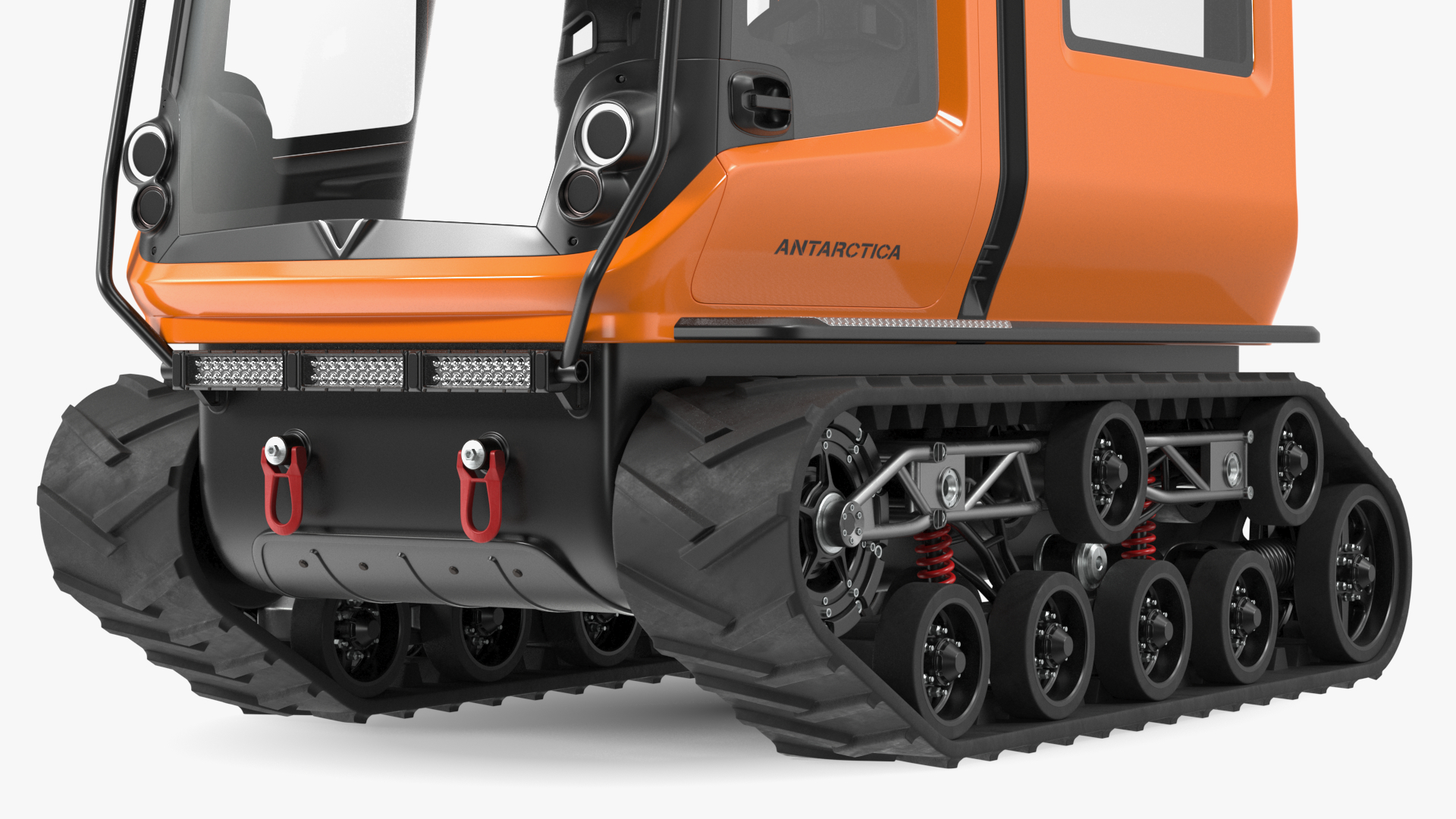 3D Venturi Antarctica Vehicle Simple Interior Rigged for Cinema 4D model