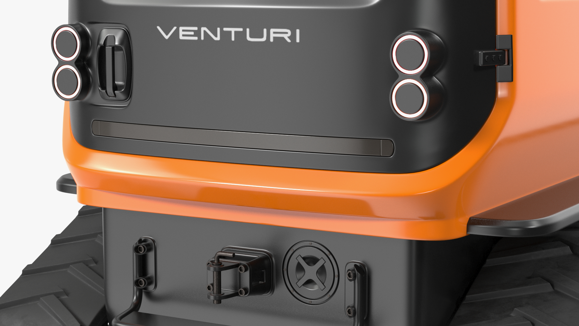 3D Venturi Antarctica Vehicle Simple Interior Rigged for Cinema 4D model