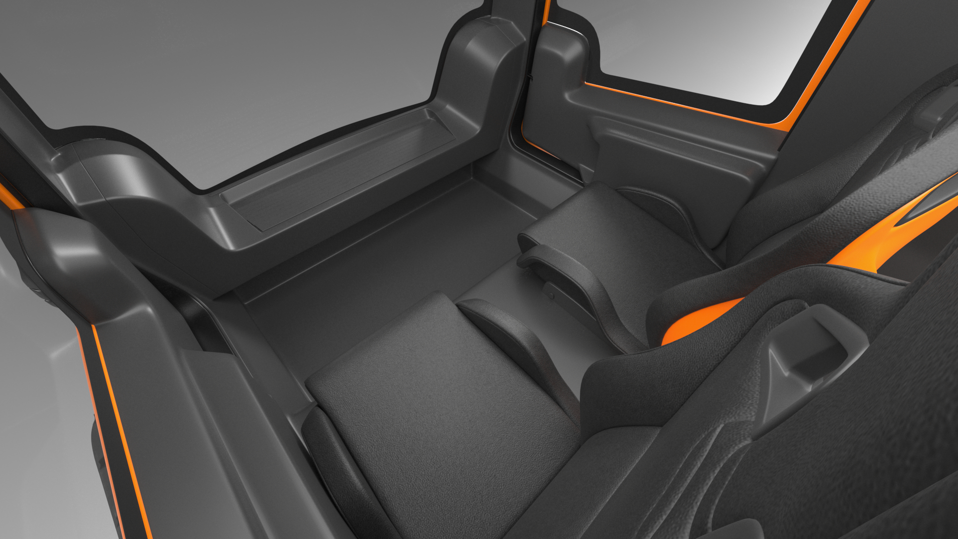 3D Venturi Antarctica Vehicle Simple Interior Rigged for Cinema 4D model