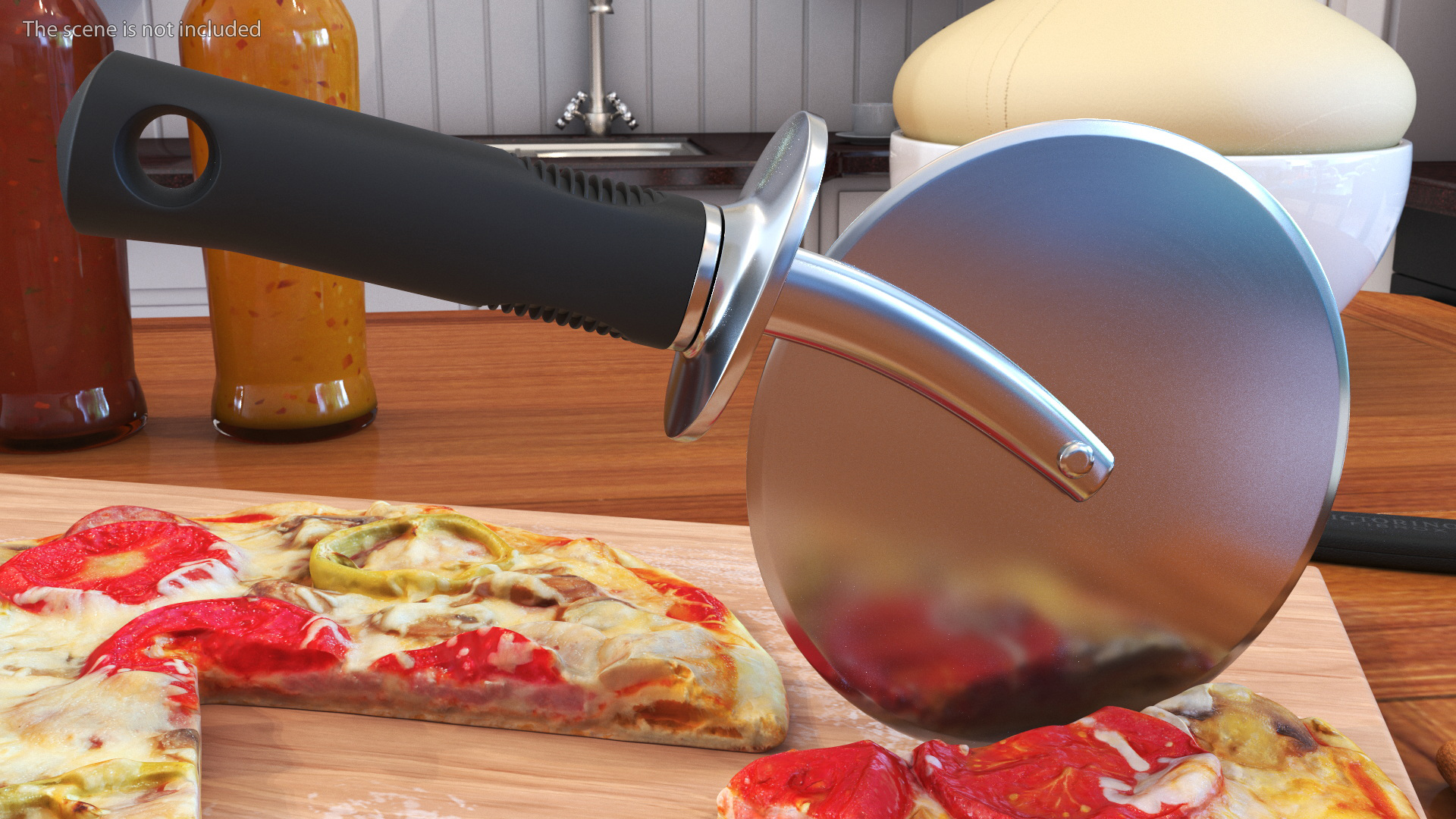 3D Pizza Cutter Wheel model